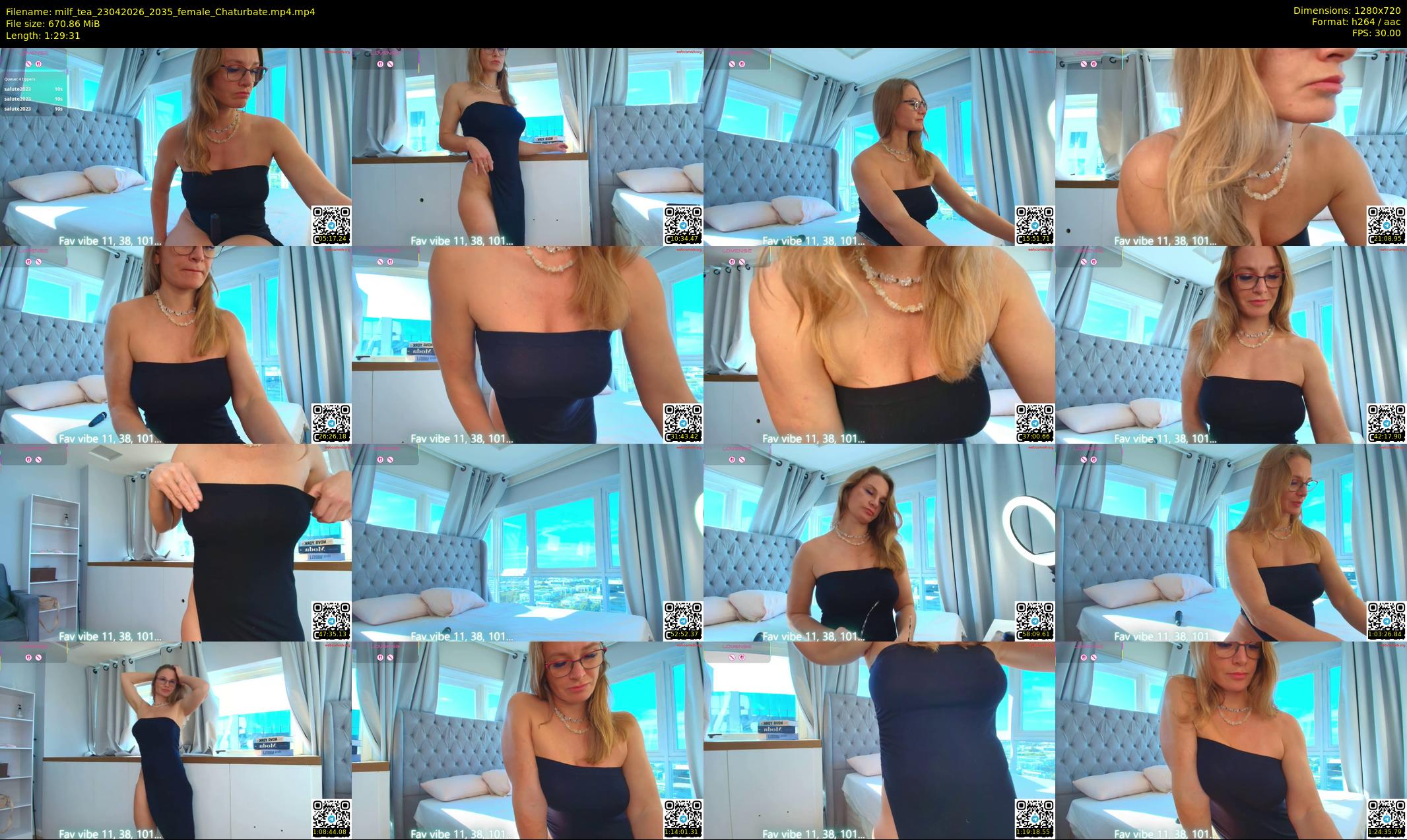 milf_tea — 90 minute Chaturbate female cam show recording, 720p, Apr 23, 2026