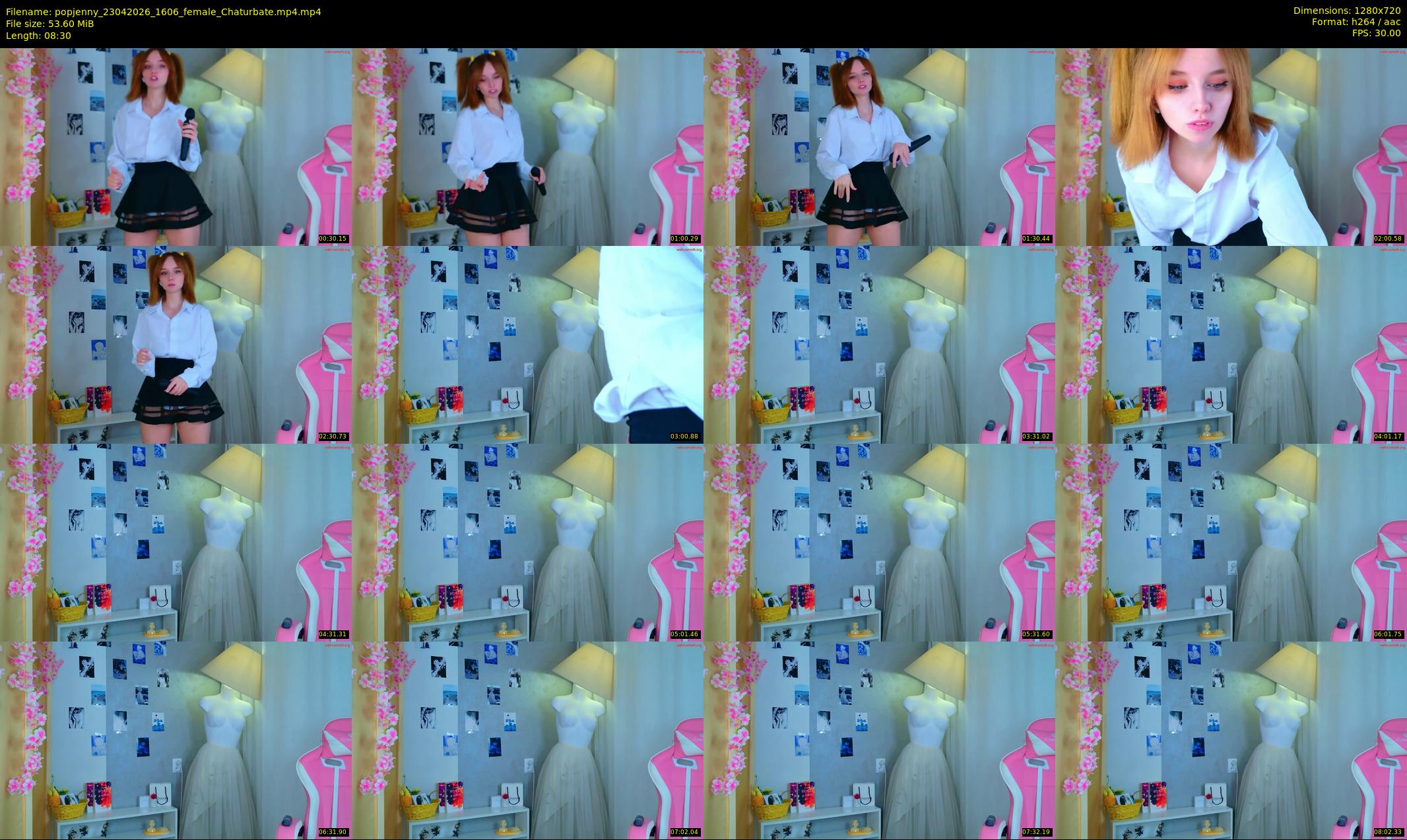 popjenny — 9 minute Chaturbate female cam show recording, 720p, Apr 23, 2026