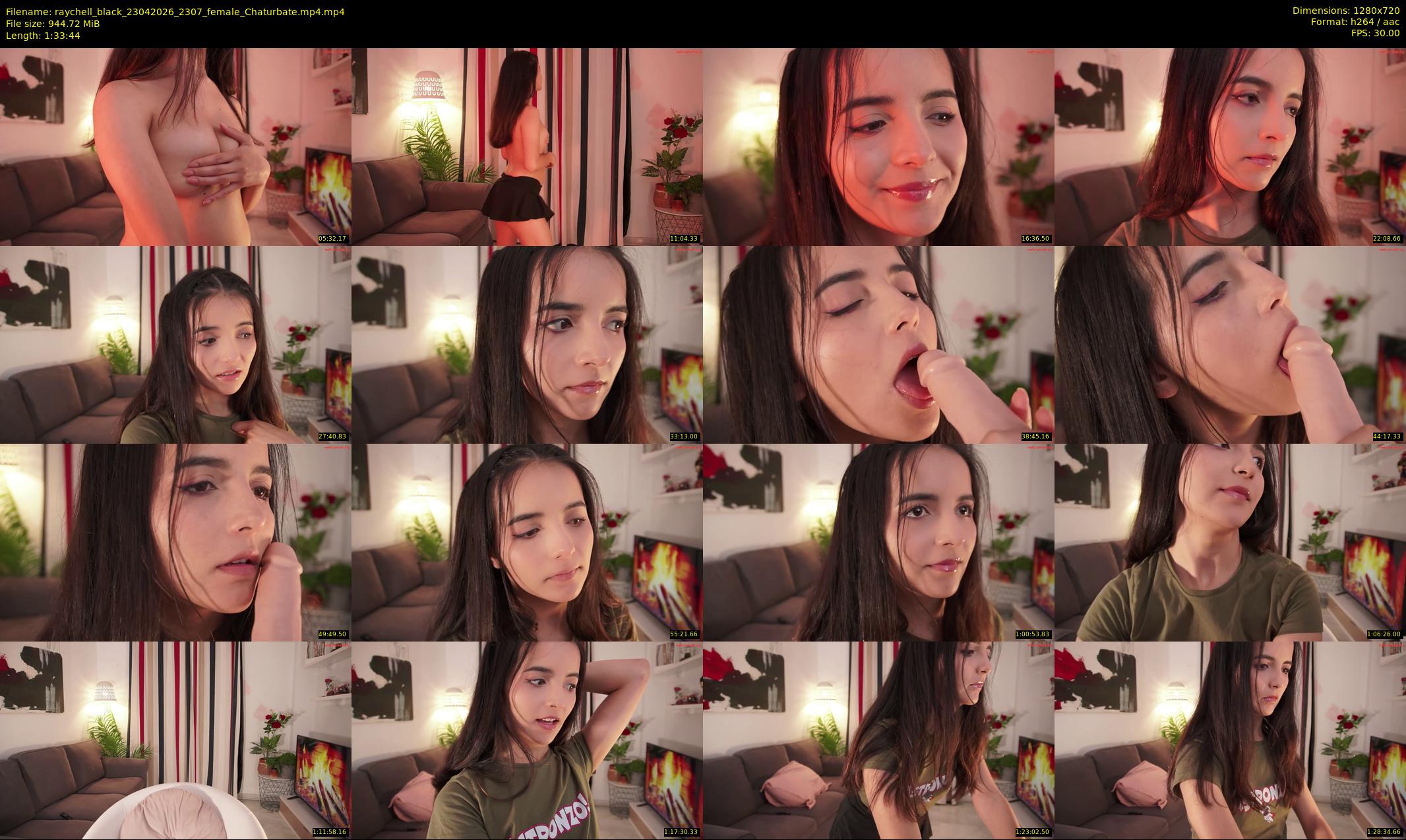 raychell_black — 94 minute Chaturbate female cam show recording, 720p, Apr 23, 2026