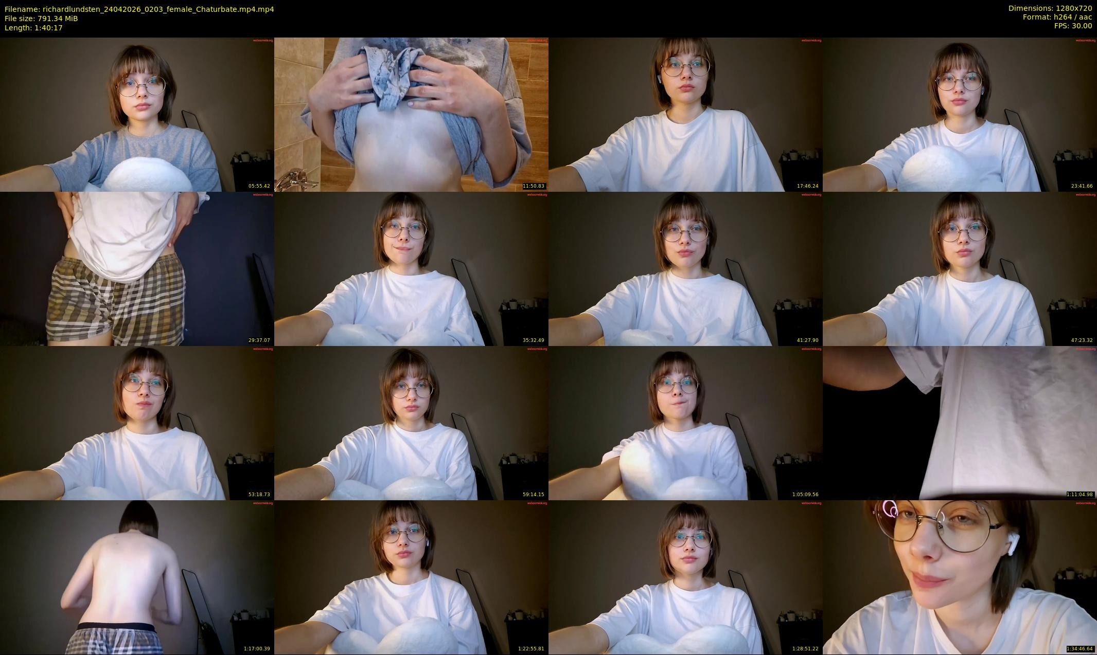 richardlundsten — 101 minute Chaturbate female cam show recording, 720p, Apr 24, 2026