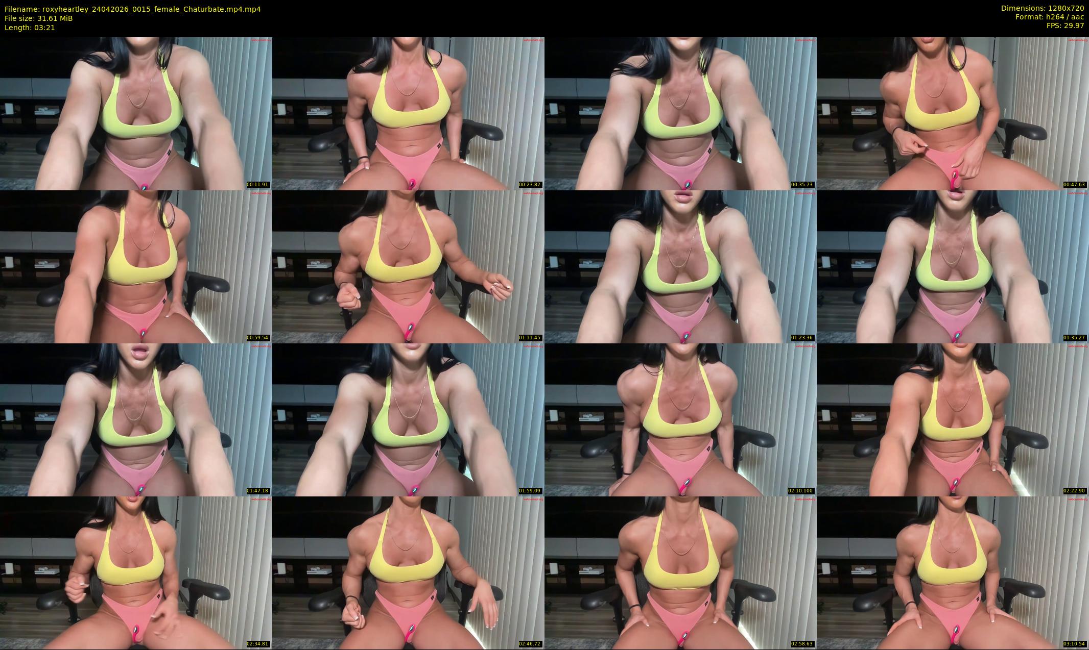 roxyheartley — 4 minute Chaturbate female cam show recording, 720p, Apr 24, 2026