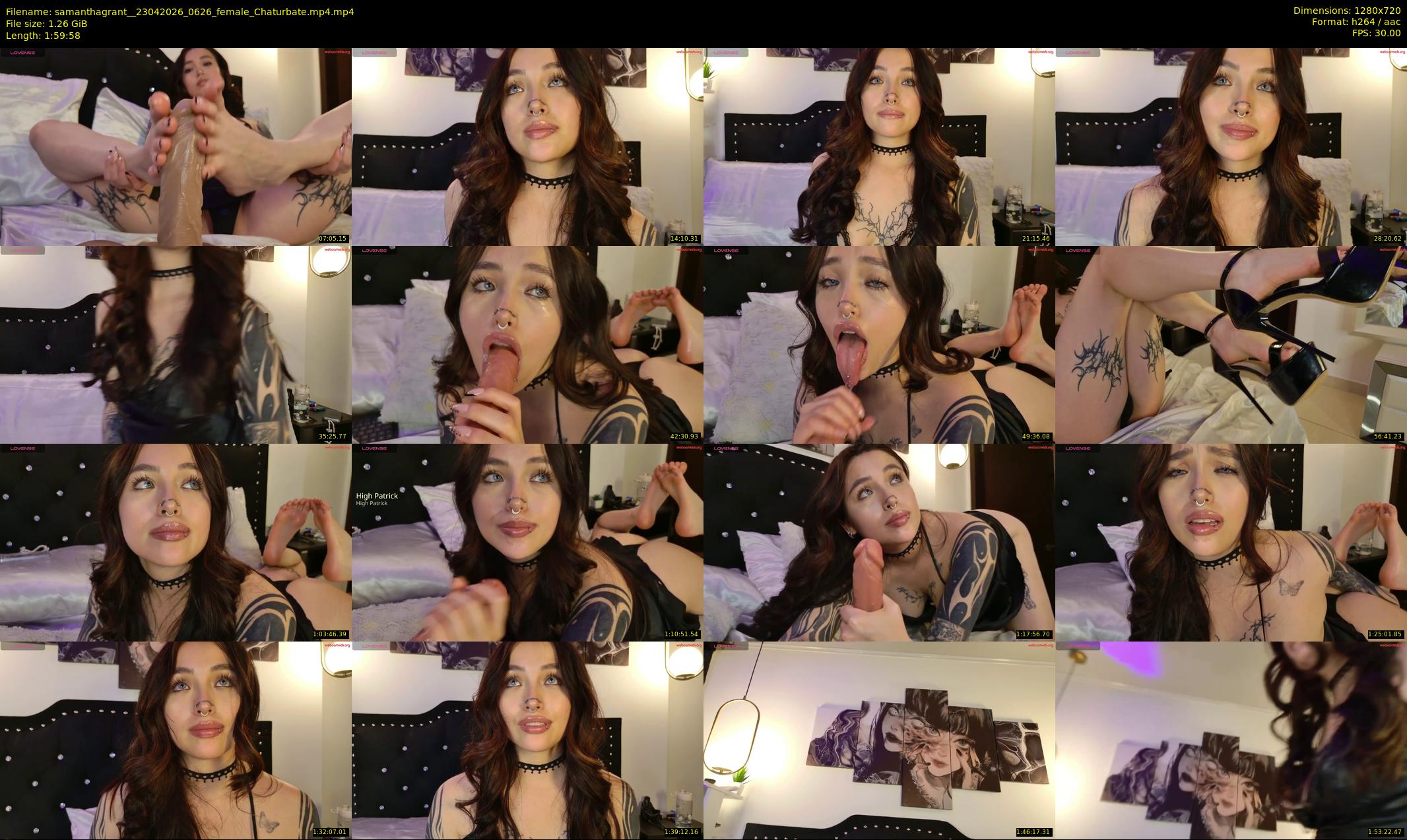 samanthagrant_ — 120 minute Chaturbate female cam show recording, 720p, Apr 23, 2026