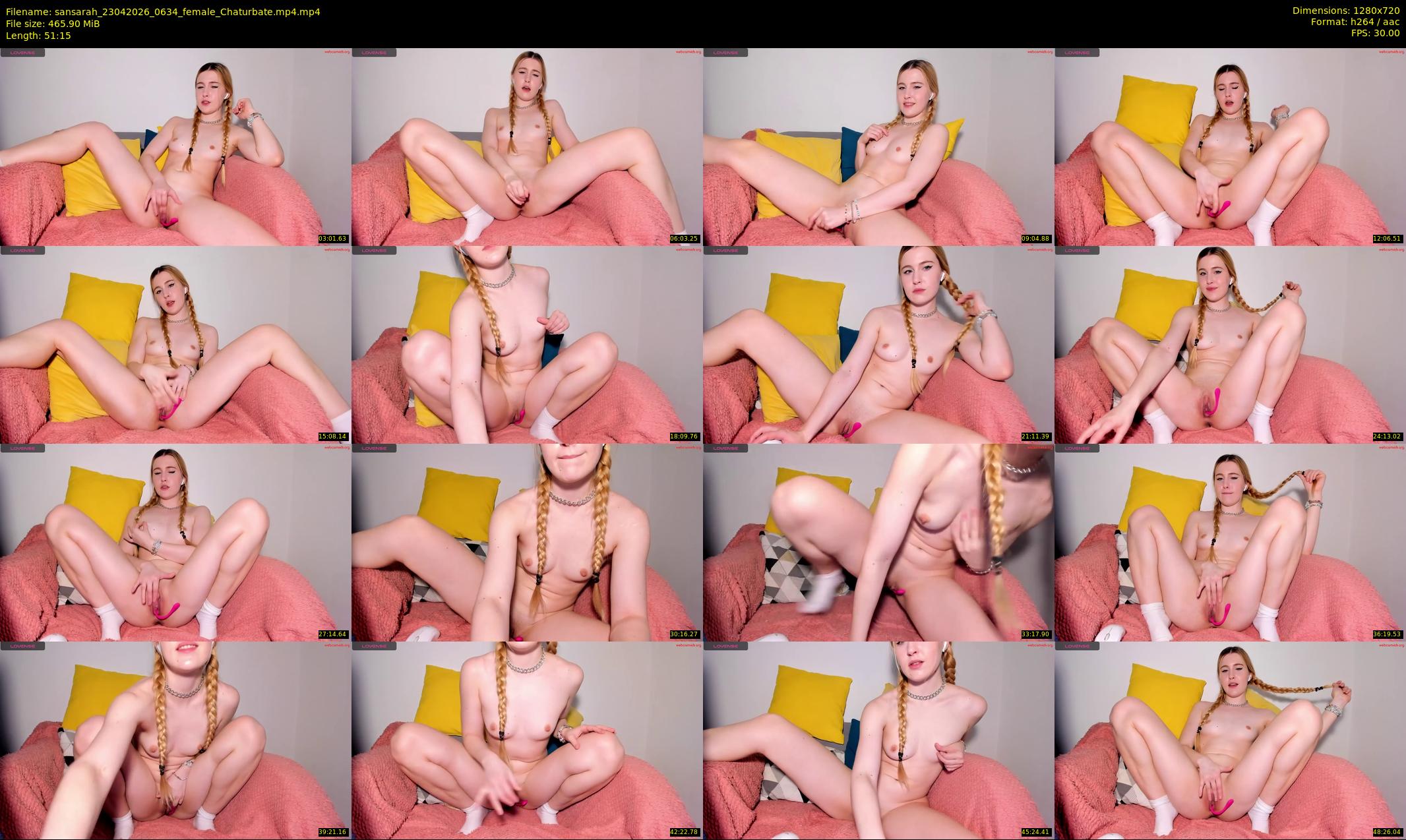 sansarah — 52 minute Chaturbate female cam show recording, 720p, Apr 23, 2026