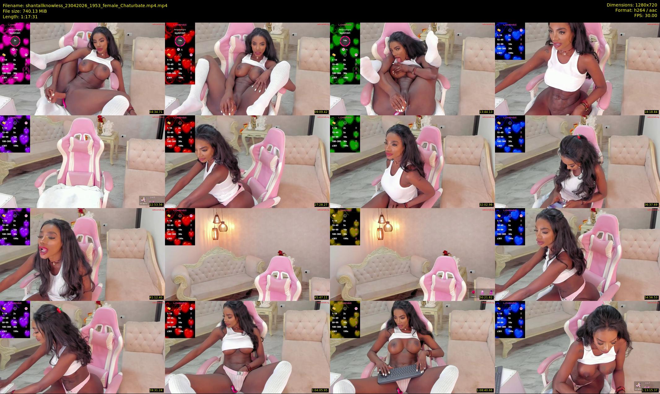 shantallknowless — 78 minute Chaturbate female cam show recording, 720p, Apr 23, 2026