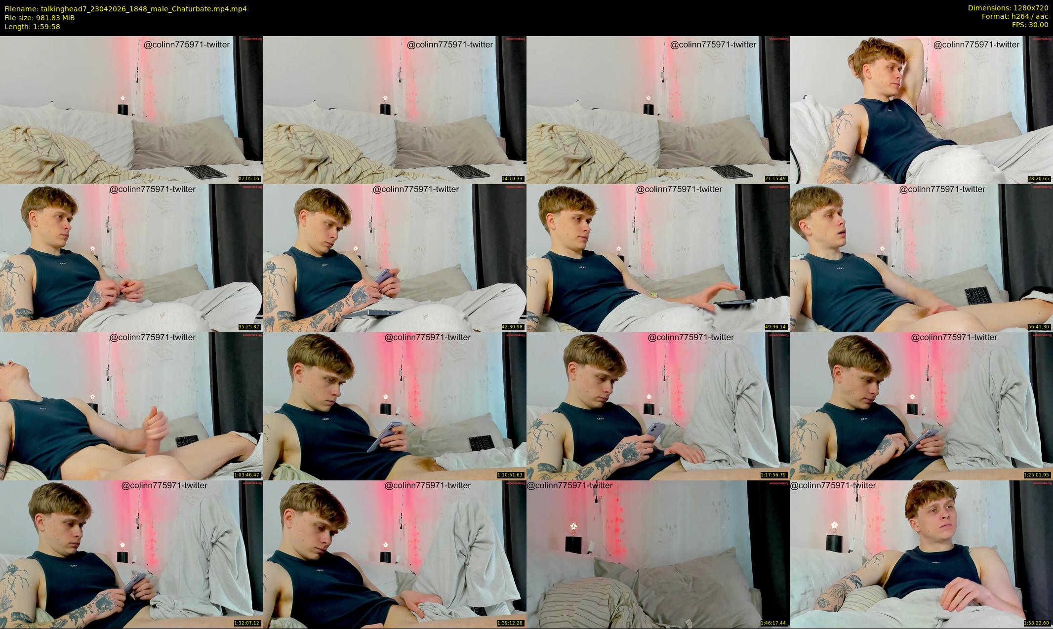 talkinghead7 — 120 minute Chaturbate male cam show recording, 720p, Apr 23, 2026