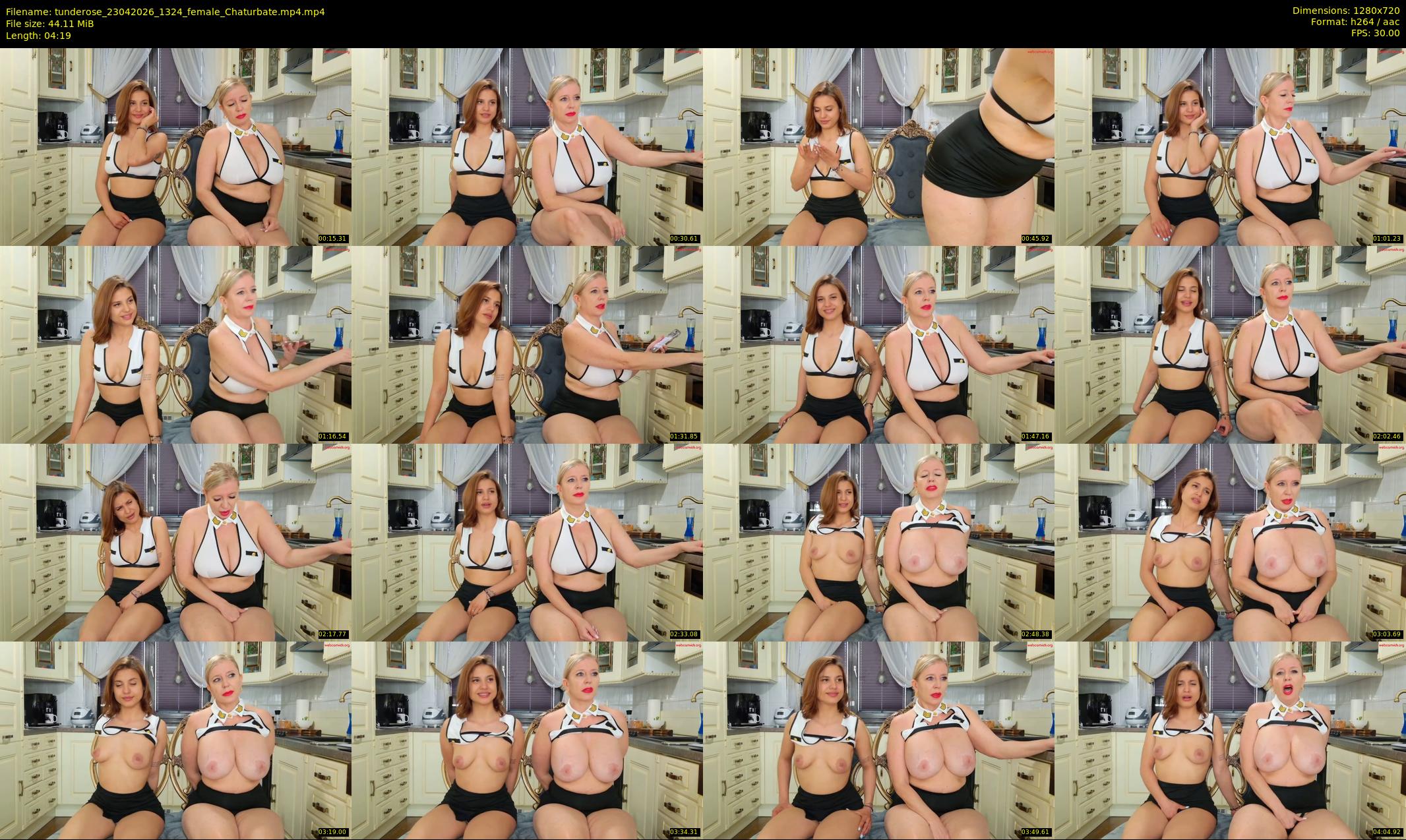 tunderose — 5 minute Chaturbate female cam show recording, 720p, Apr 23, 2026