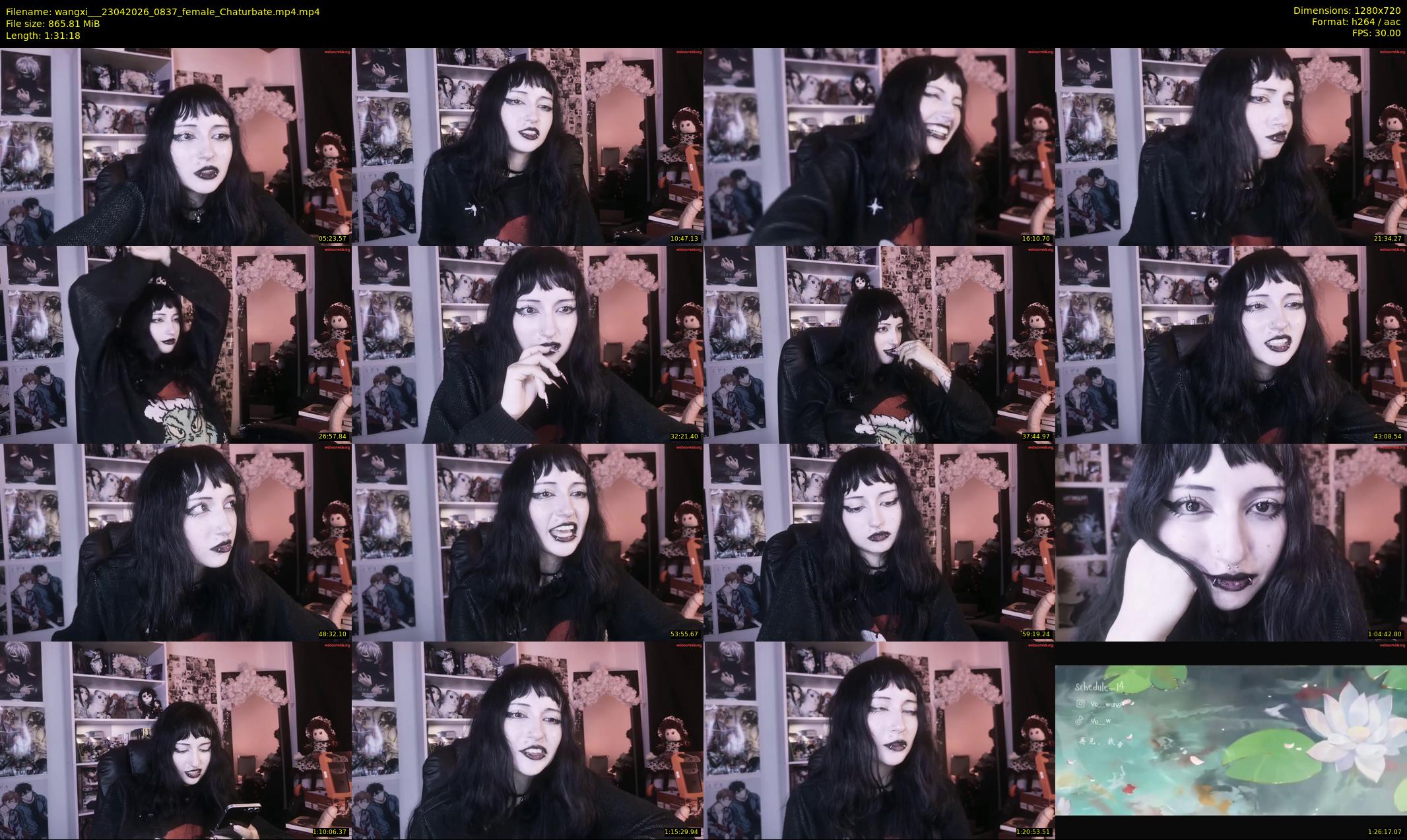 wangxi__ — 92 minute Chaturbate female cam show recording, 720p, Apr 23, 2026