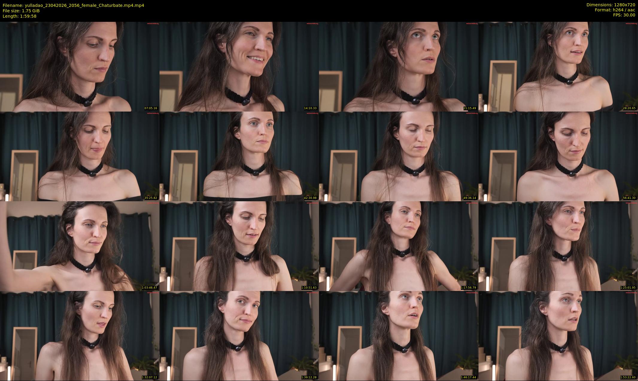 yulladao — 120 minute Chaturbate female cam show recording, 720p, Apr 23, 2026