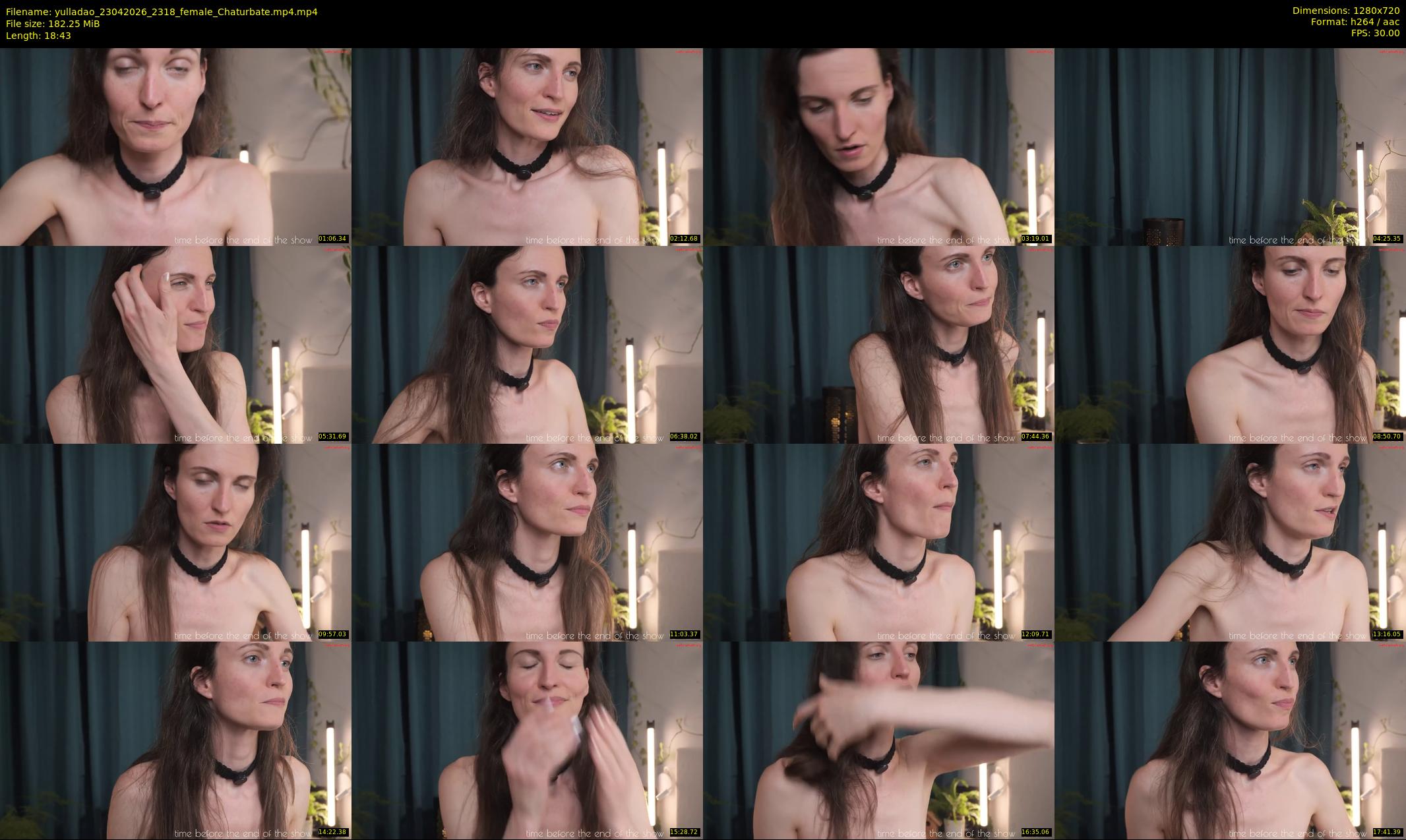 yulladao — 19 minute Chaturbate female cam show recording, 720p, Apr 23, 2026