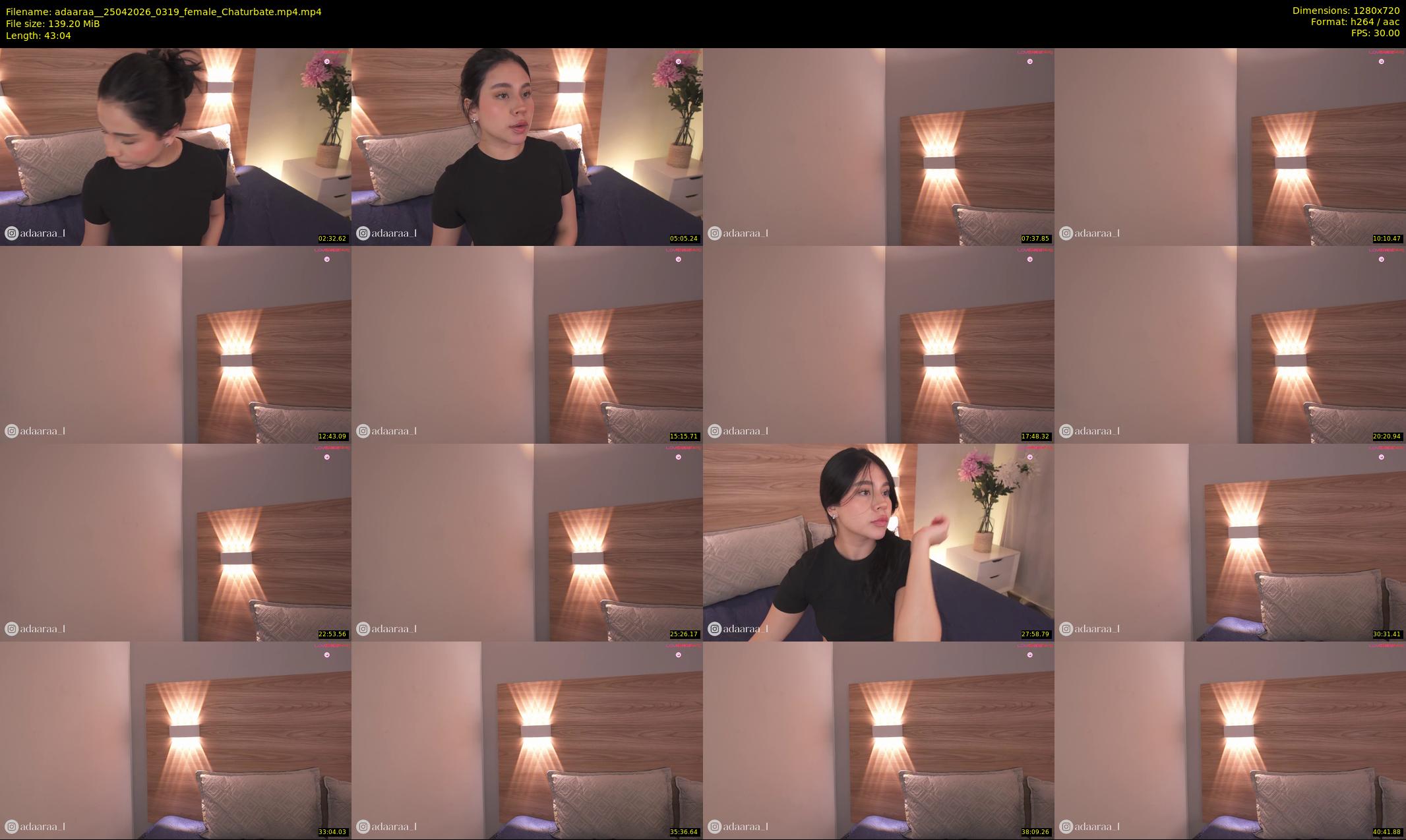 adaaraa_ — 44 minute Chaturbate female cam show recording, 720p, Apr 25, 2026