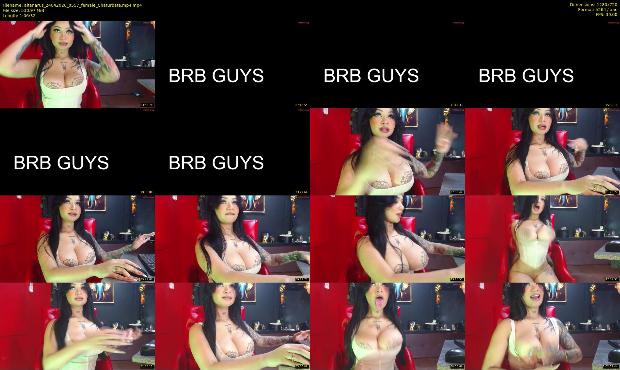 aitanarus — 67 minute Chaturbate female cam show recording, 720p, Apr 24, 2026