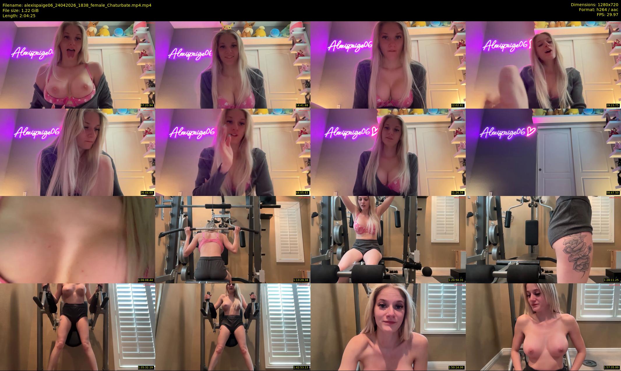 alexispaige06 — 125 minute Chaturbate female cam show recording, 720p, Apr 24, 2026