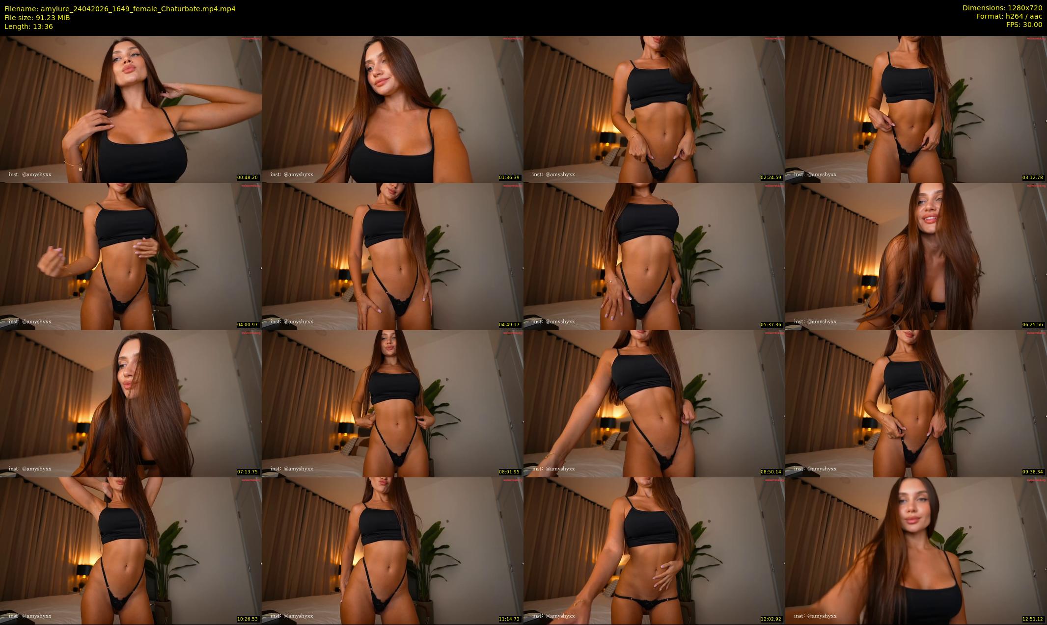 amylure — 14 minute Chaturbate female cam show recording, 720p, Apr 24, 2026