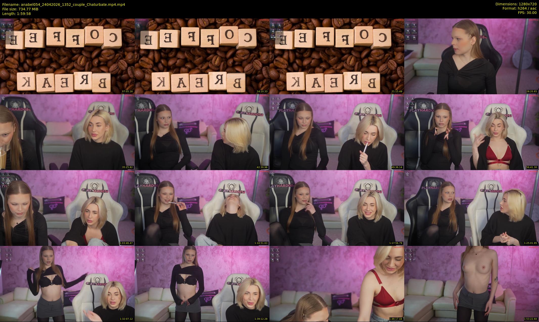 anabel054 — 120 minute Chaturbate female cam show recording, 720p, Apr 24, 2026