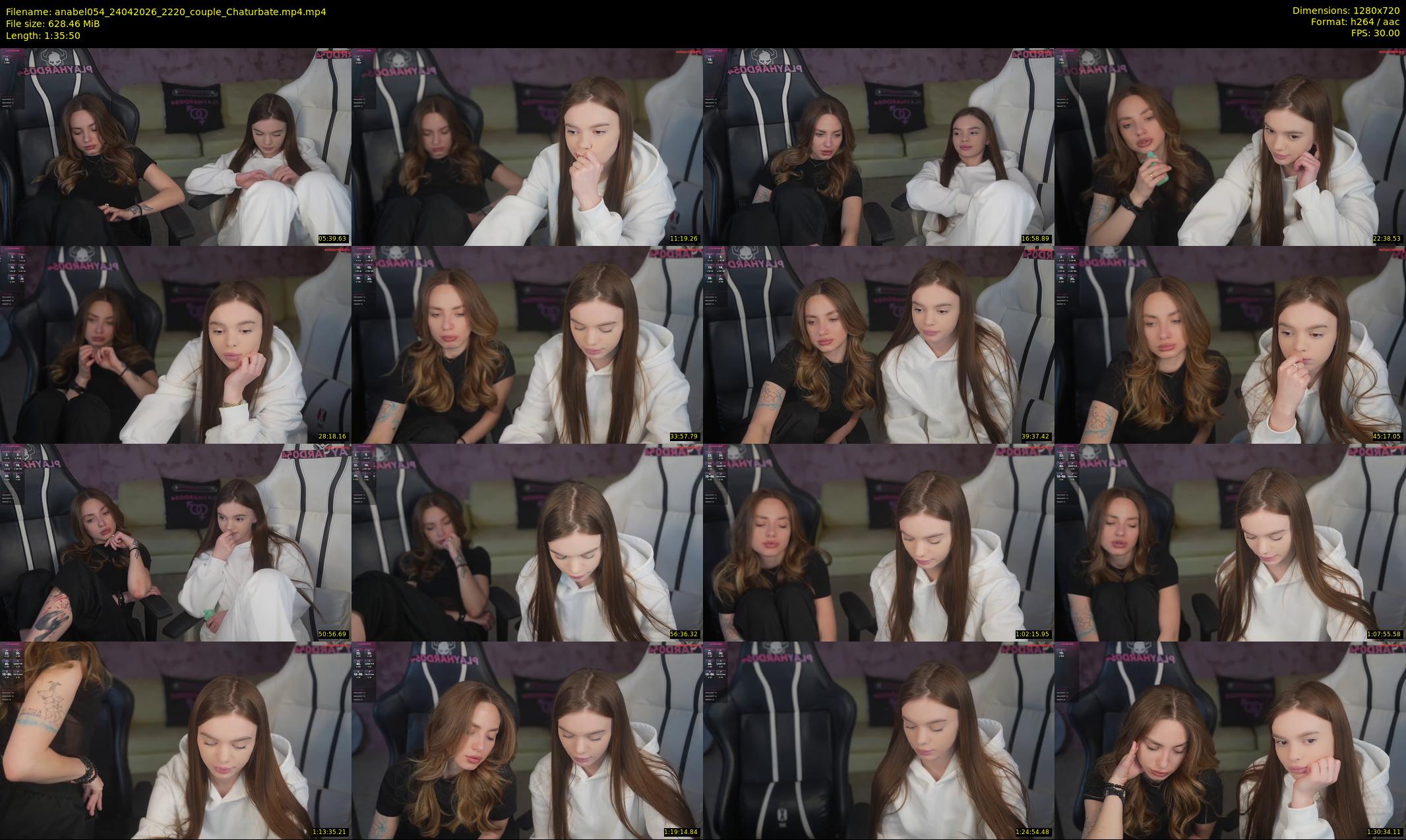 anabel054 — 96 minute Chaturbate female cam show recording, 720p, Apr 24, 2026