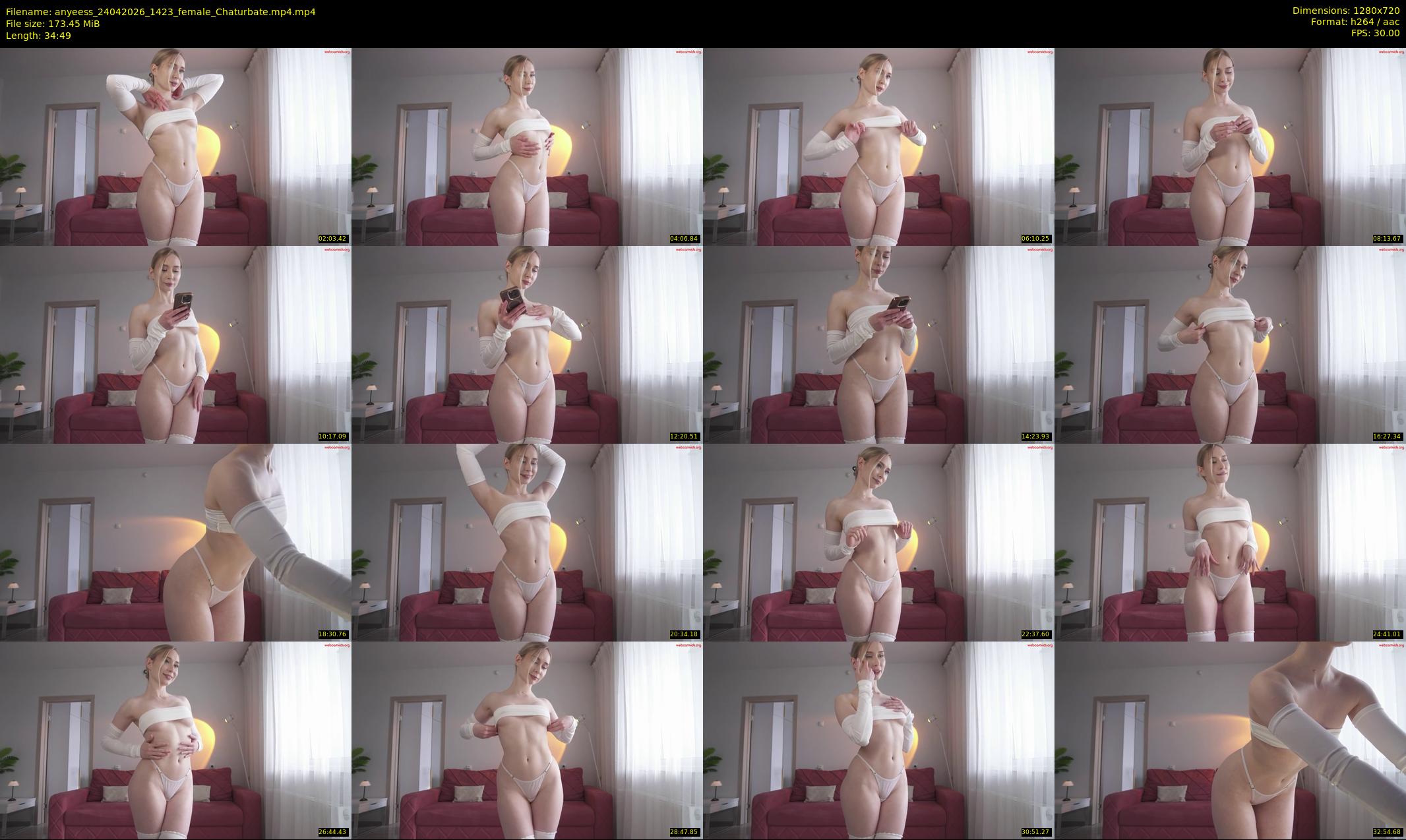 anyeess — 35 minute Chaturbate female cam show recording, 720p, Apr 24, 2026