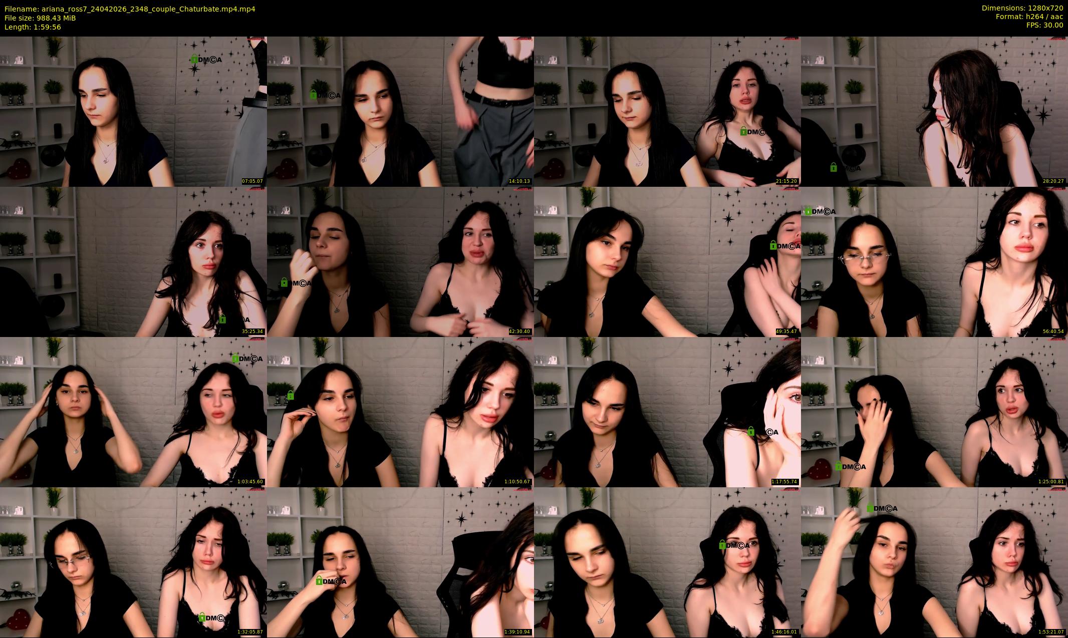 ariana_ross7 — 120 minute Chaturbate couple cam show recording, 720p, Apr 24, 2026