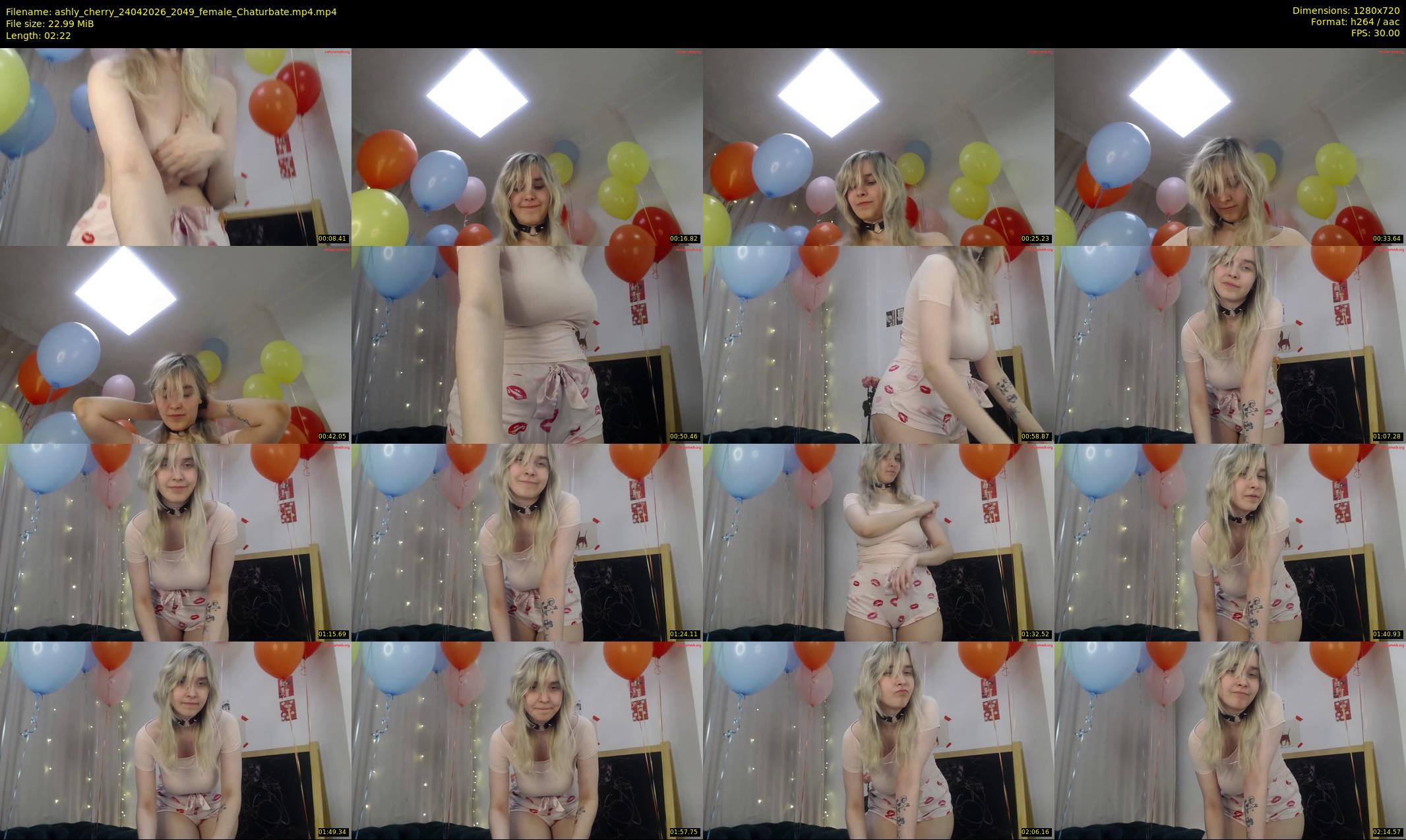 ashly_cherry — 3 minute Chaturbate female cam show recording, 720p, Apr 24, 2026