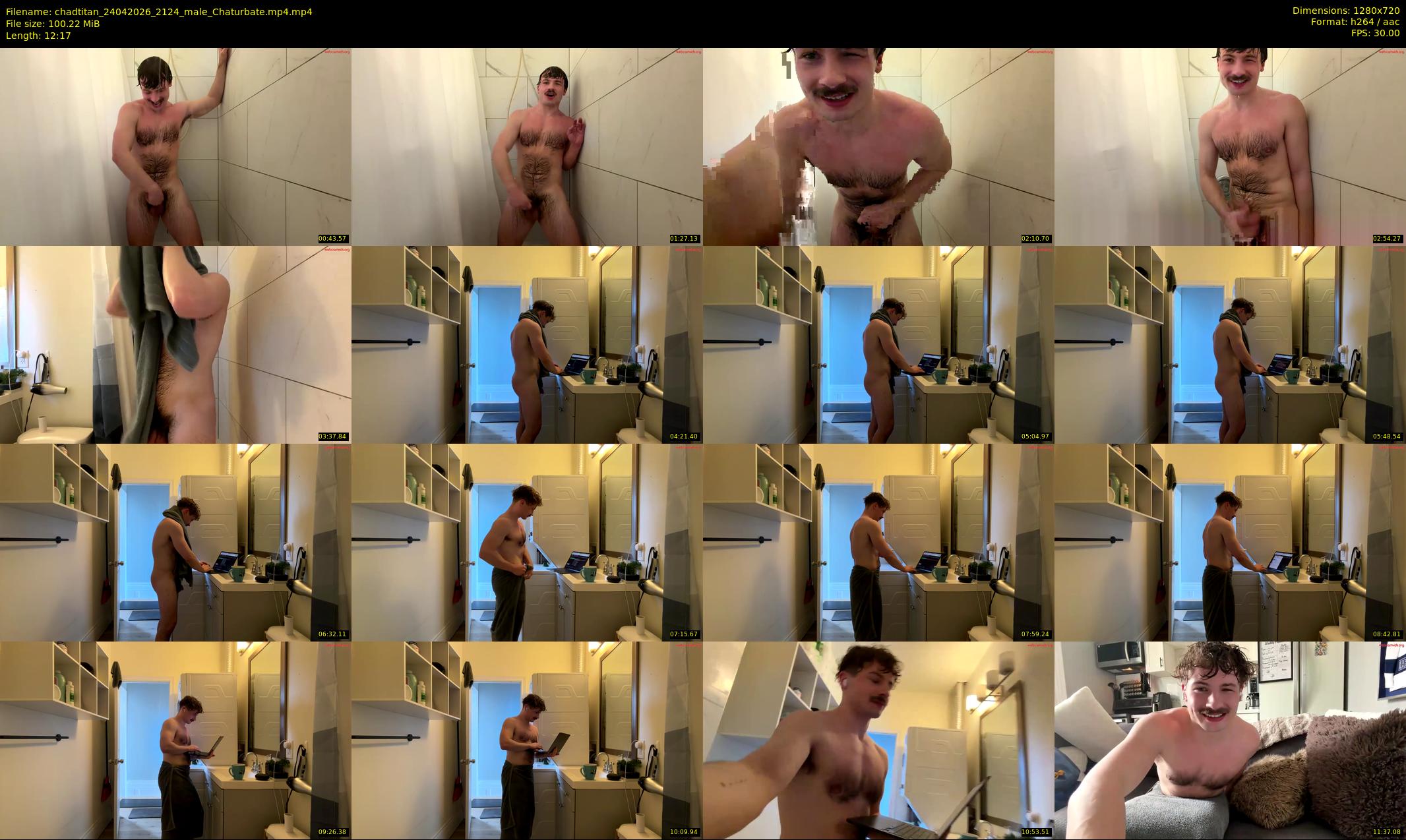 chadtitan — 13 minute Chaturbate male cam show recording, 720p, Apr 24, 2026