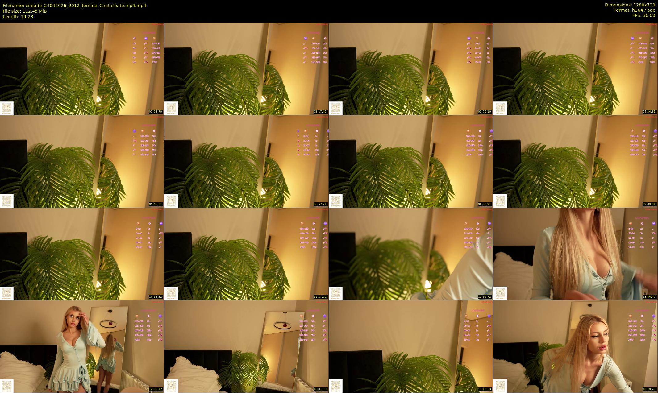 cirilada — 20 minute Chaturbate female cam show recording, 720p, Apr 24, 2026