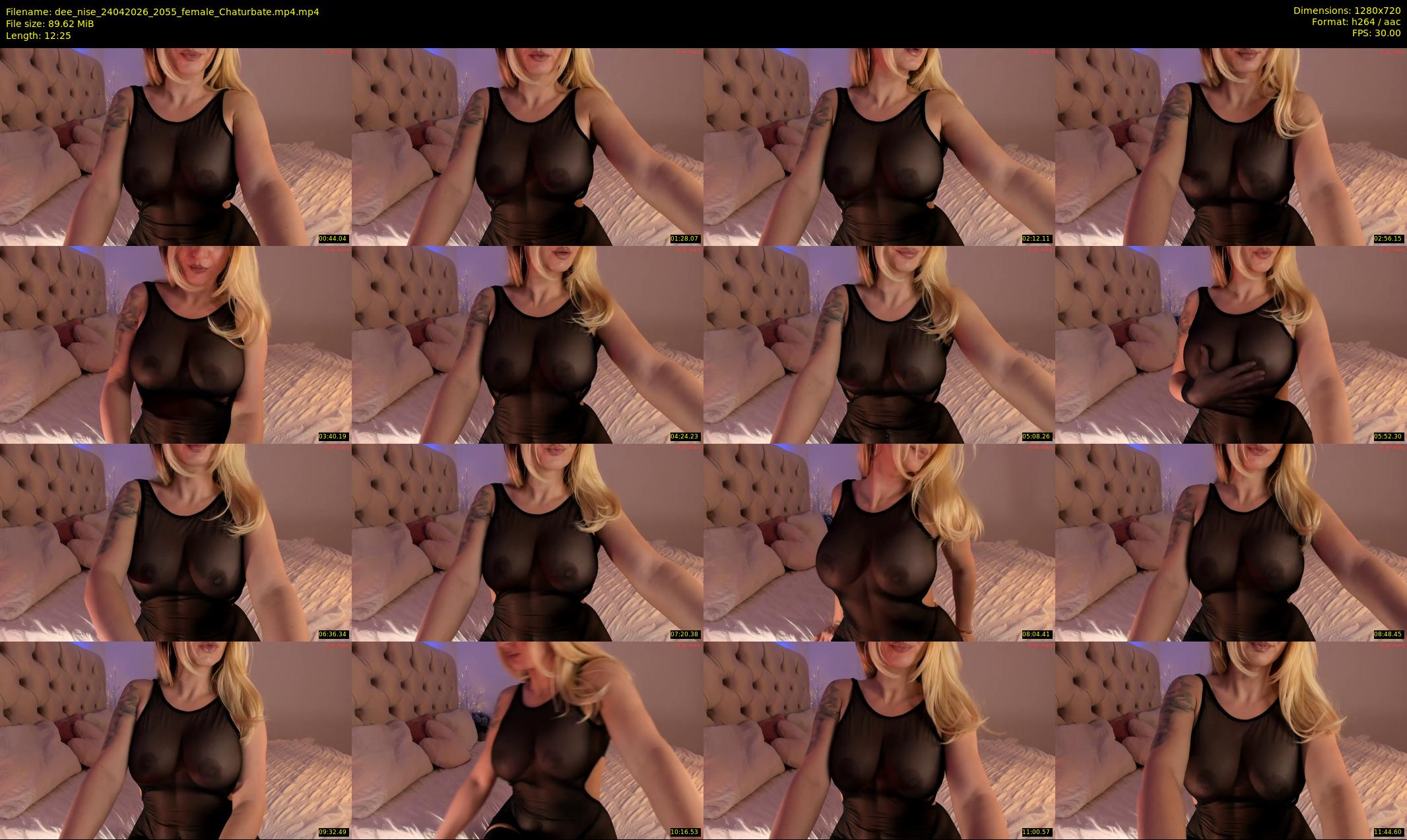 dee_nise — 13 minute Chaturbate female cam show recording, 720p, Apr 24, 2026
