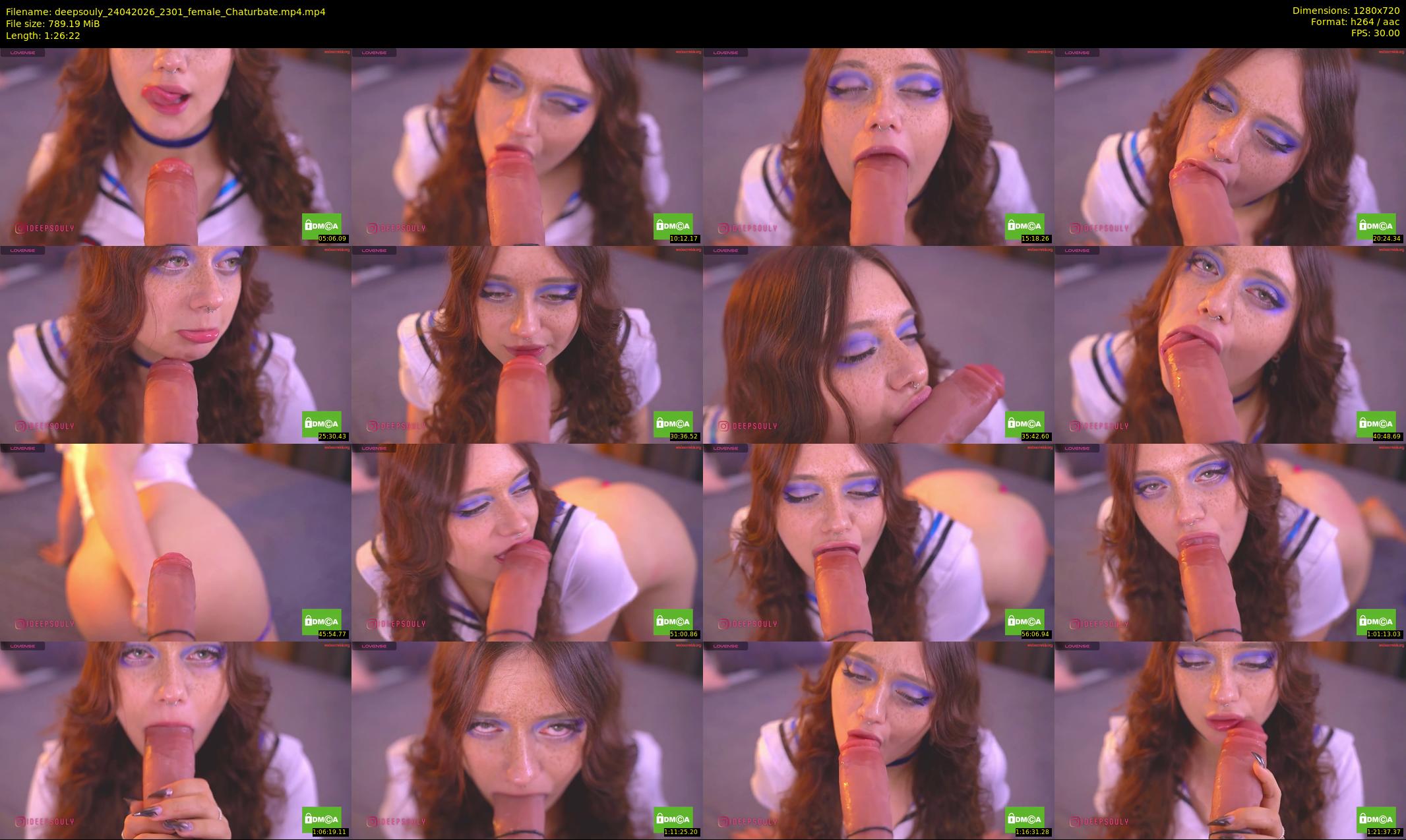 deepsouly — 87 minute Chaturbate female cam show recording, 720p, Apr 24, 2026
