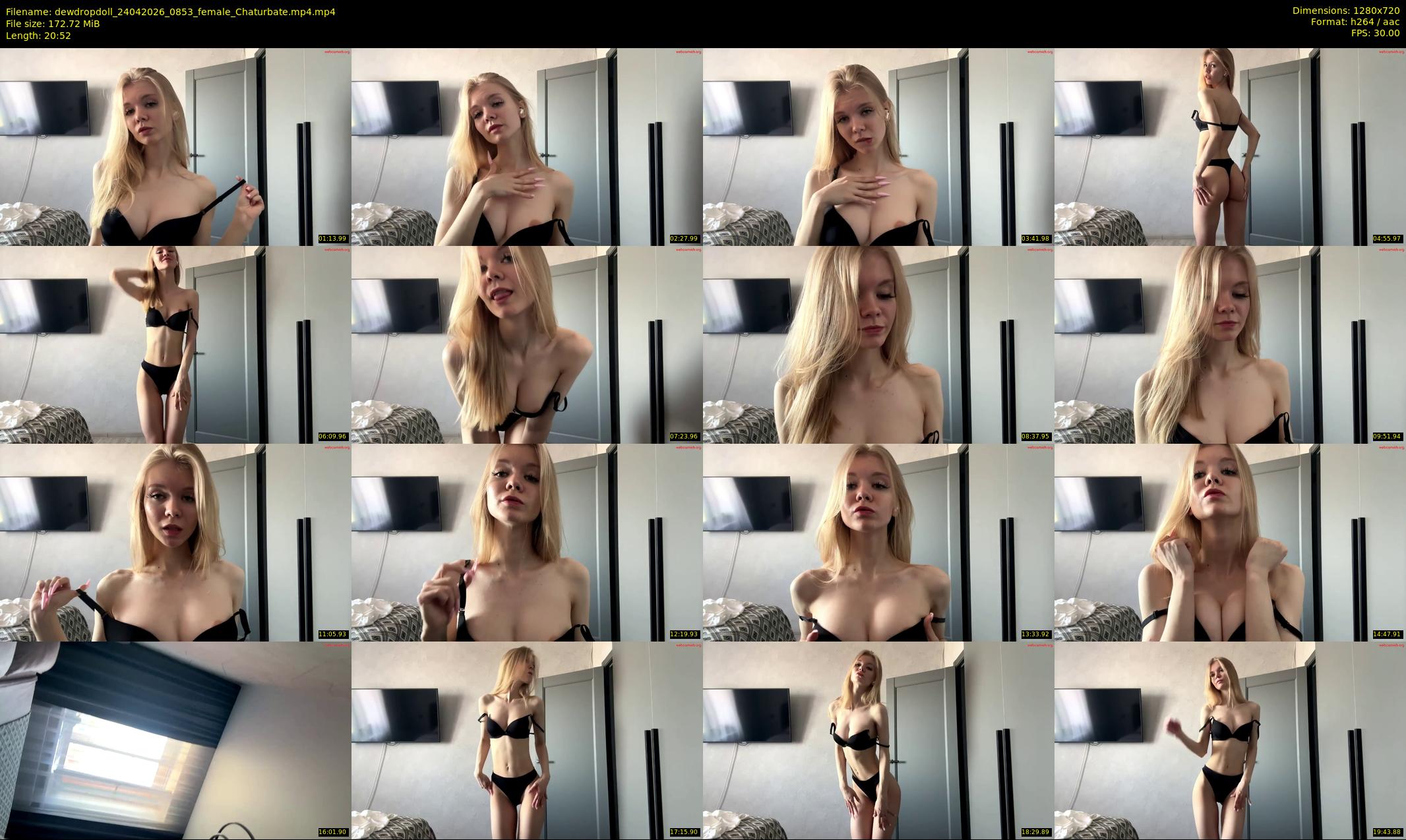 dewdropdoll — 21 minute Chaturbate female cam show recording, 720p, Apr 24, 2026