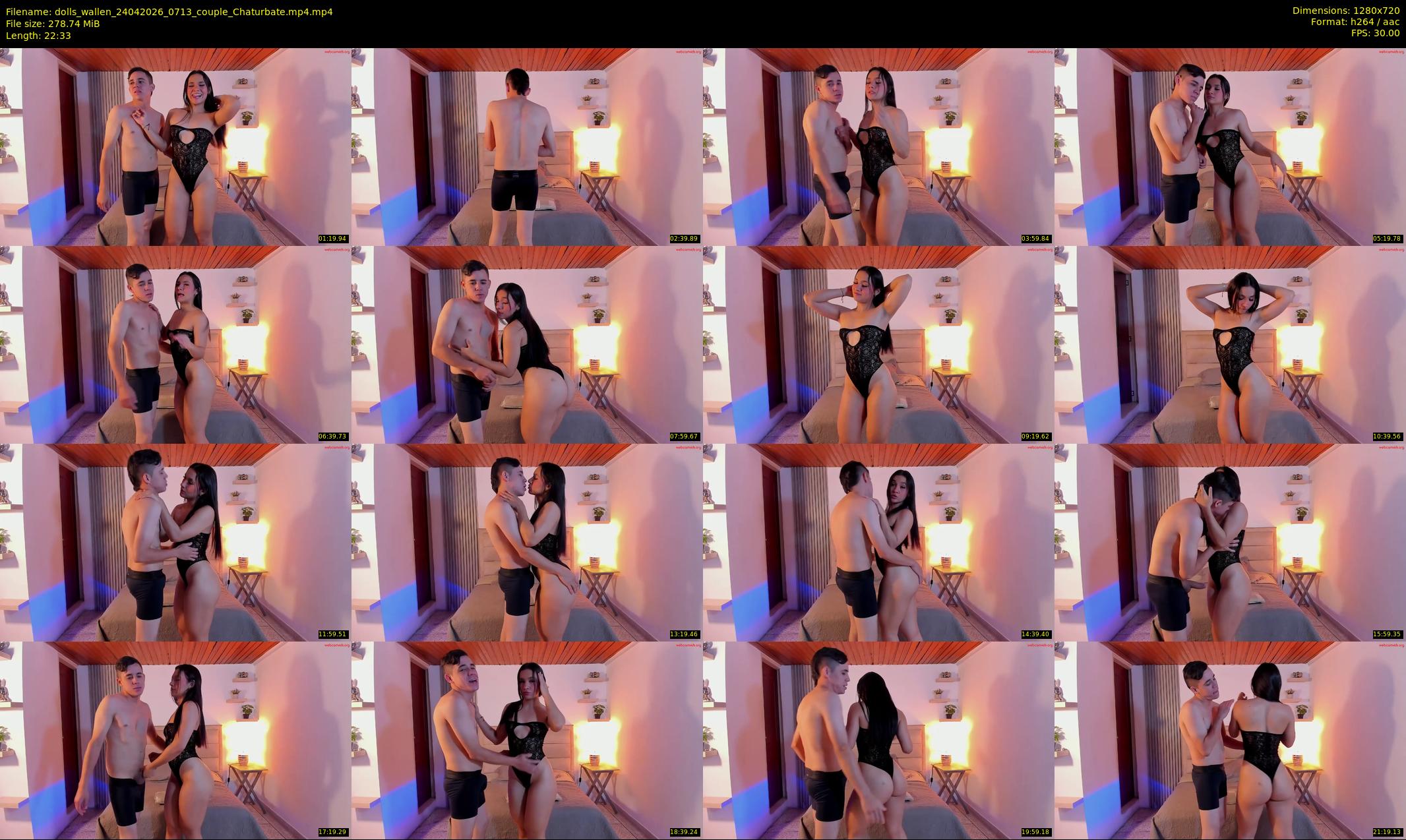 dolls_wallen — 23 minute Chaturbate couple cam show recording, 720p, Apr 24, 2026