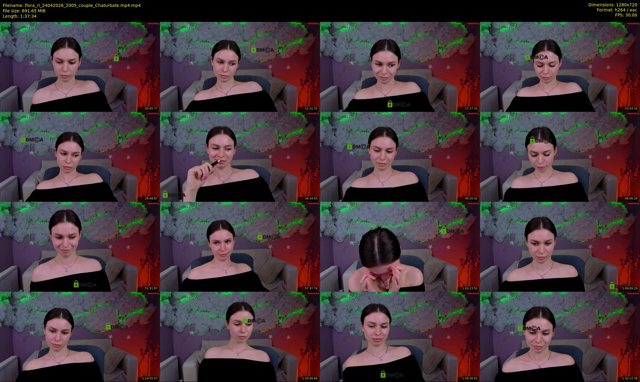 flora_ri — 98 minute Chaturbate female cam show recording, 720p, Apr 24, 2026