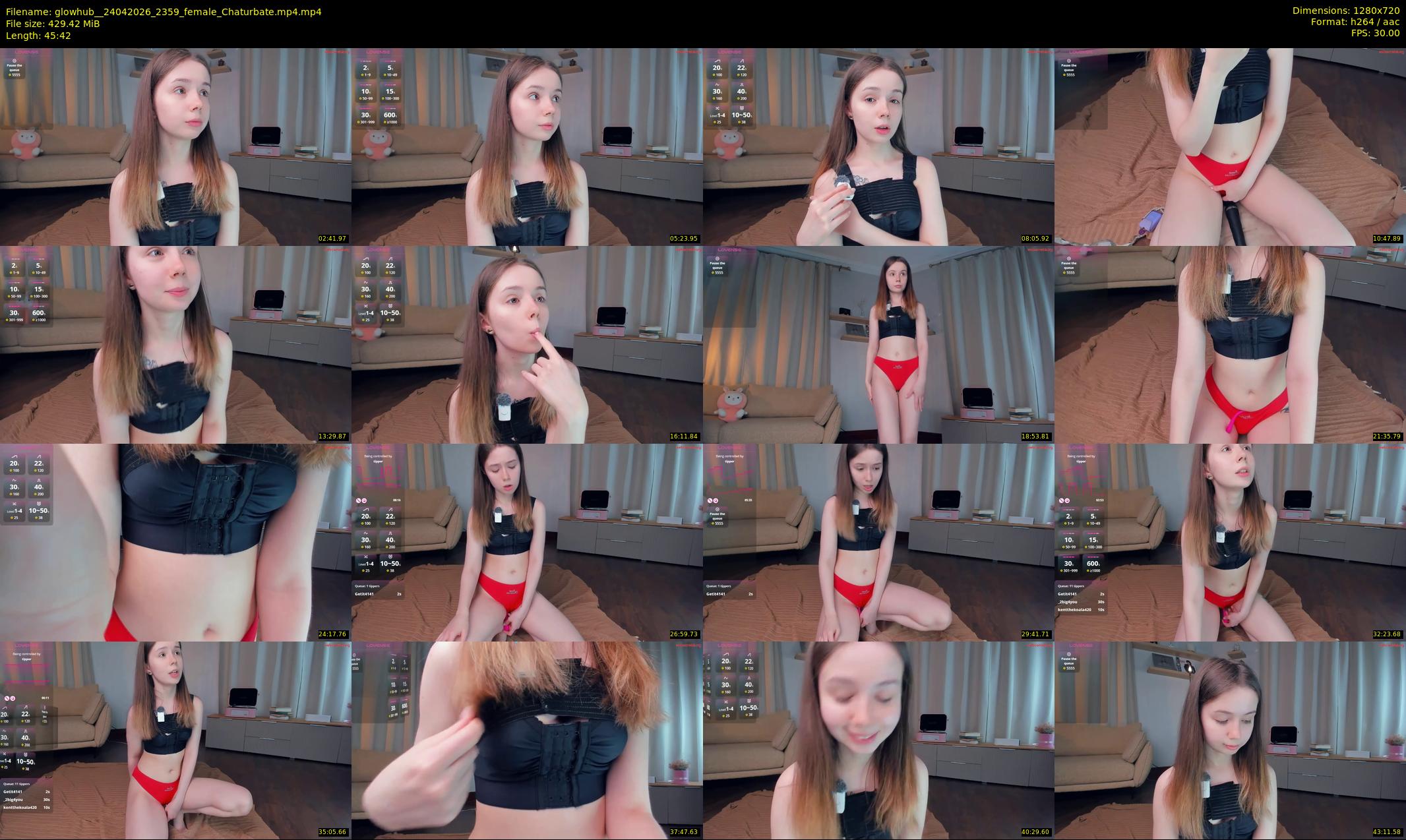 glowhub_ — 46 minute Chaturbate female cam show recording, 720p, Apr 24, 2026