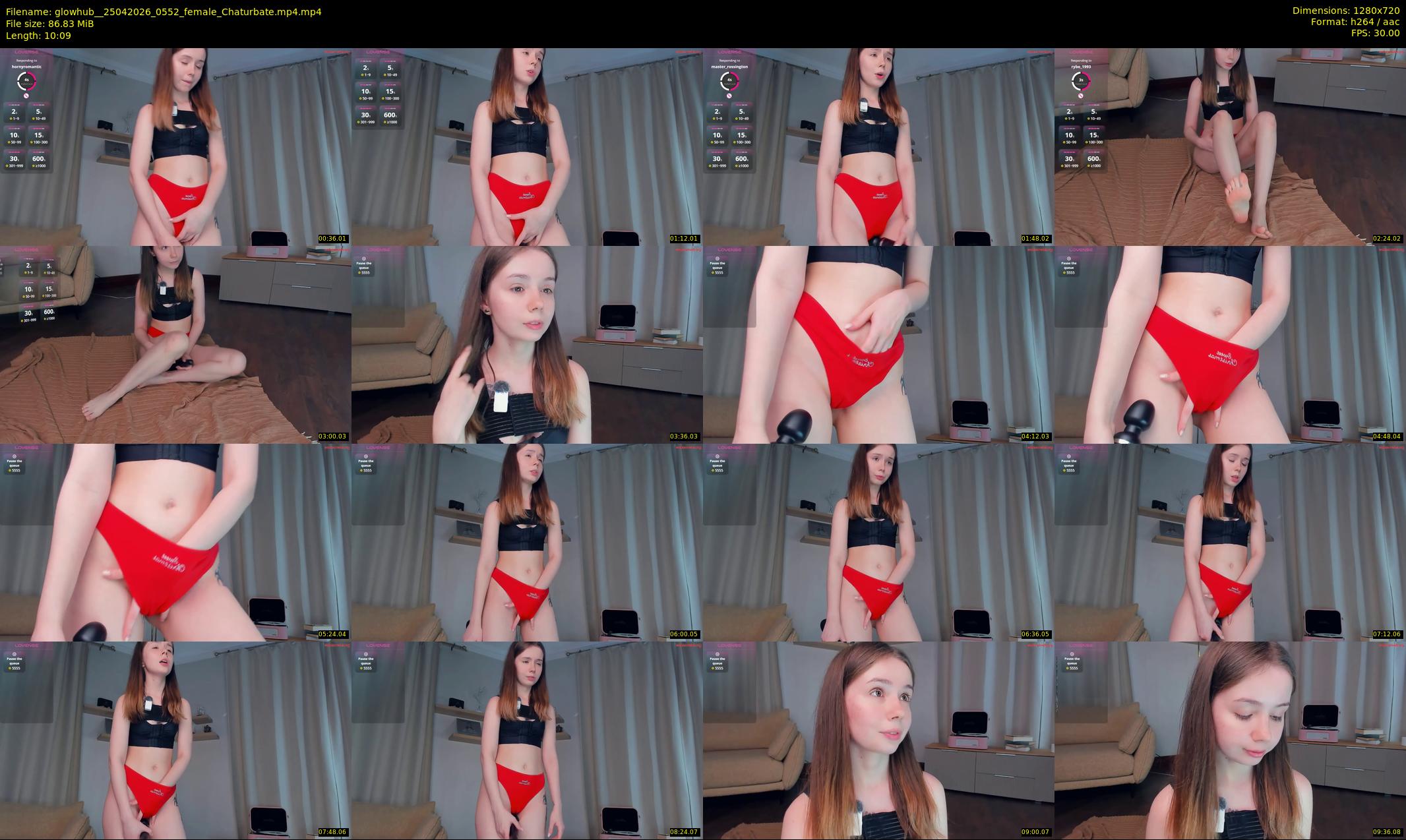 glowhub_ — 11 minute Chaturbate female cam show recording, 720p, Apr 25, 2026