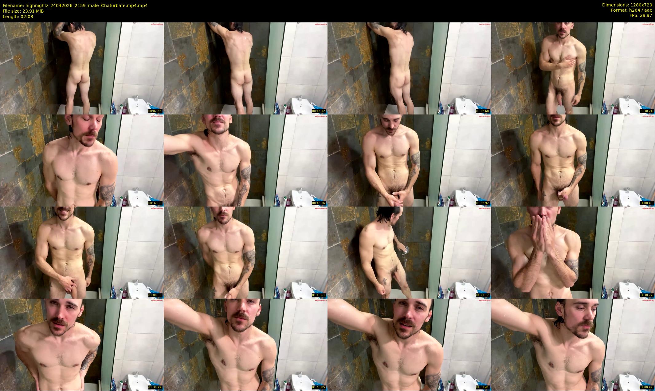 highnightz — 3 minute Chaturbate male cam show recording, 720p, Apr 24, 2026
