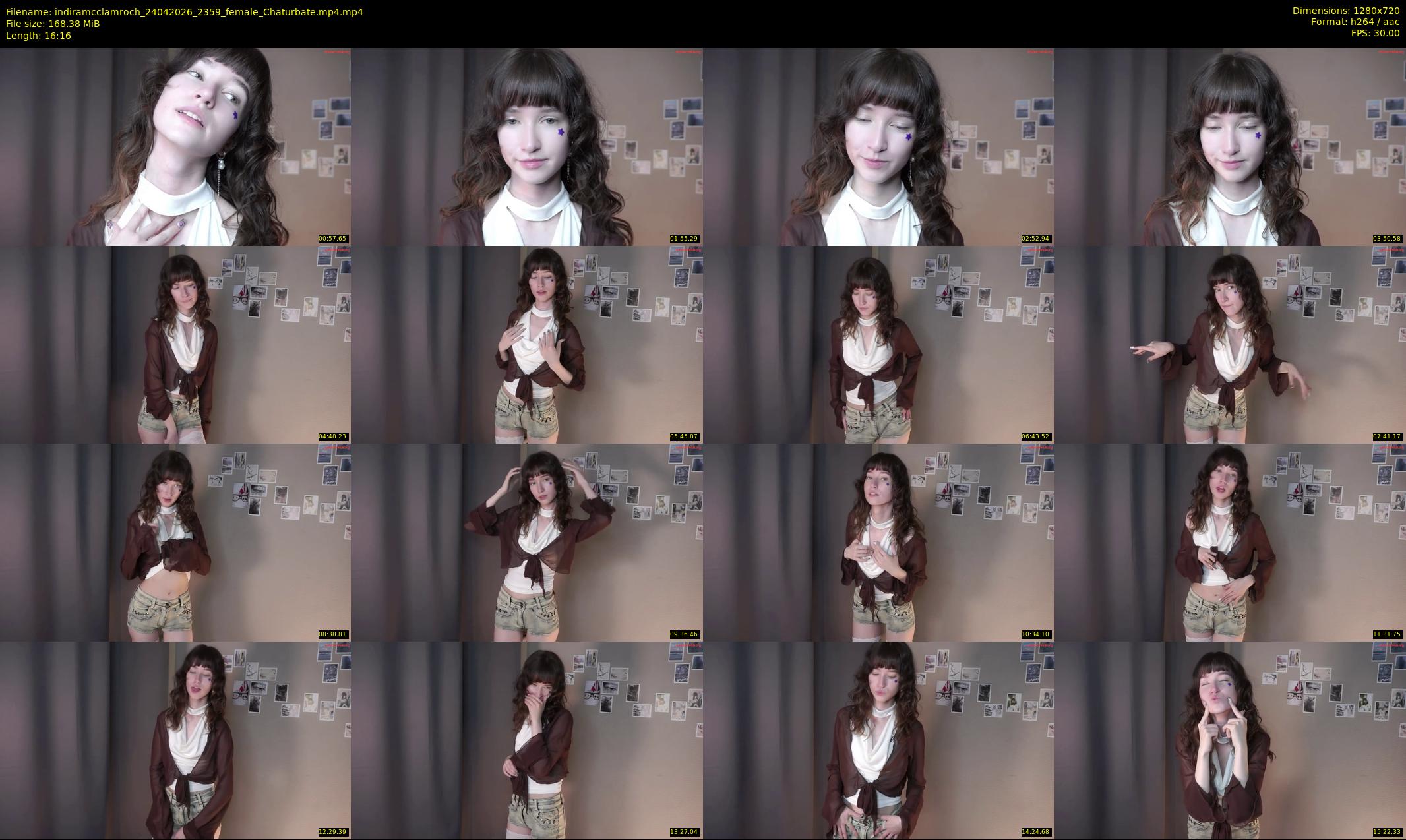 indiramcclamroch — 17 minute Chaturbate female cam show recording, 720p, Apr 24, 2026