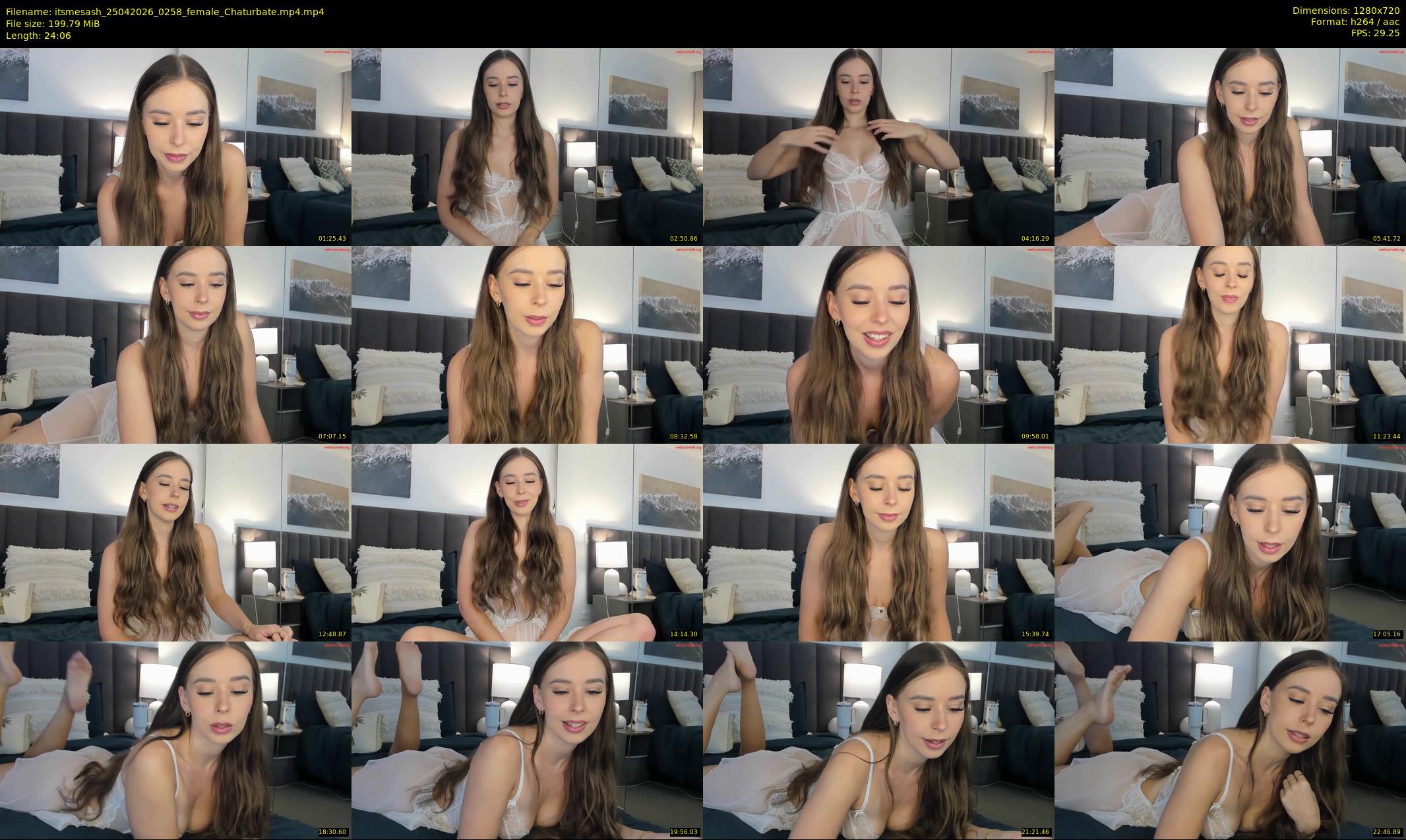 itsmesash — 25 minute Chaturbate female cam show recording, 720p, Apr 25, 2026