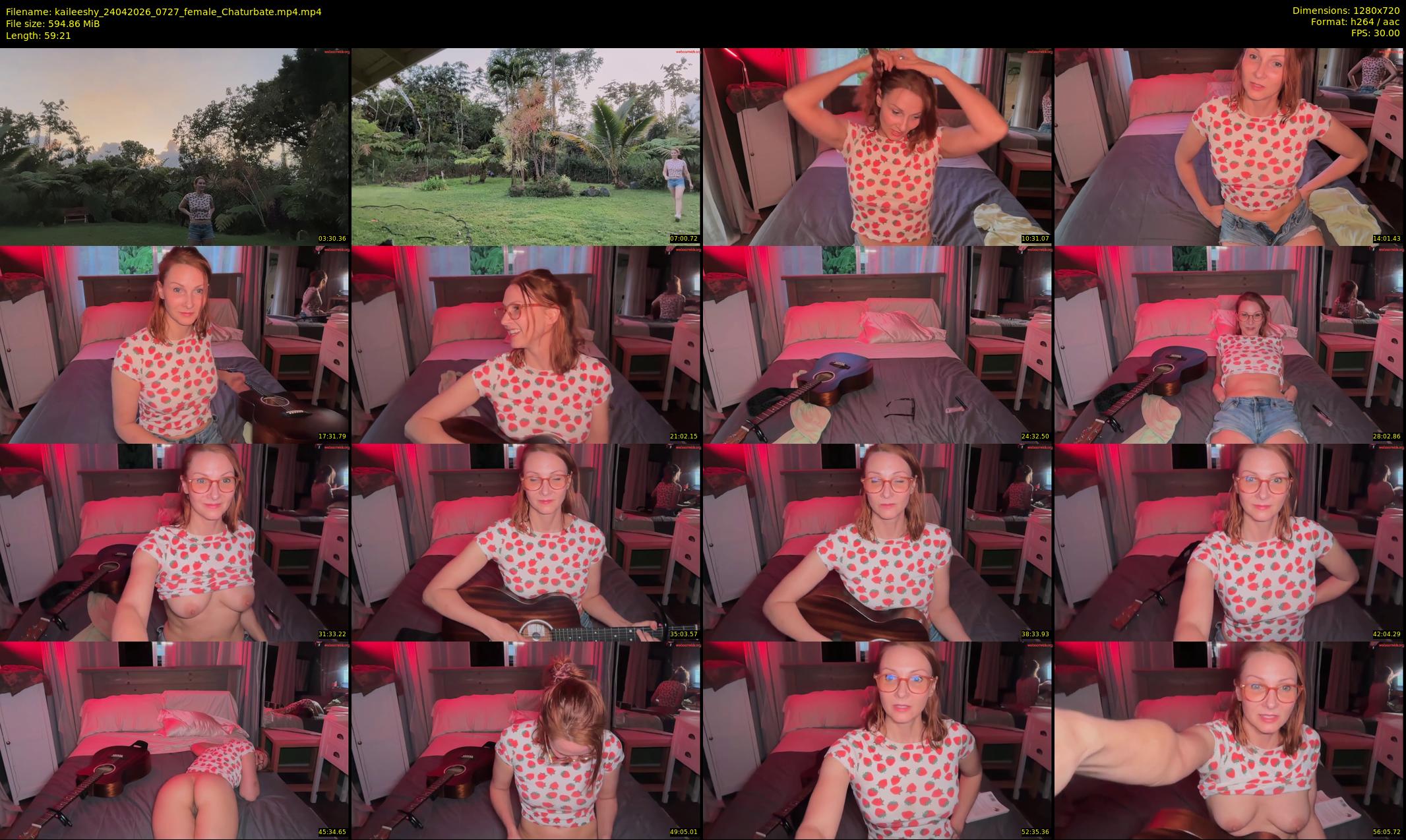 kaileeshy — 60 minute Chaturbate female cam show recording, 720p, Apr 24, 2026