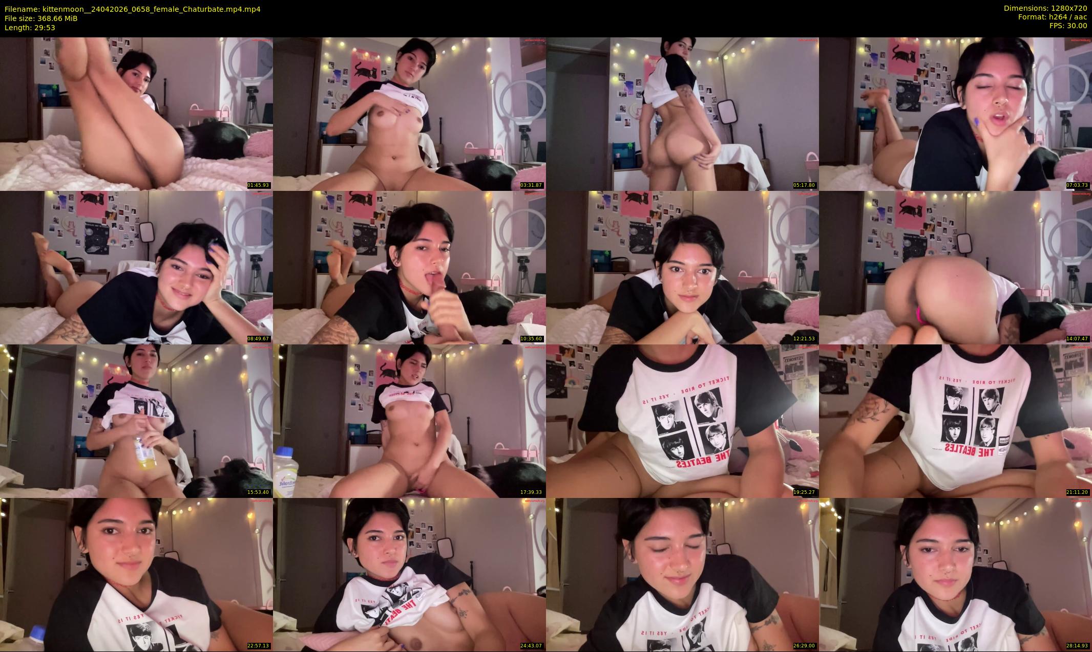kittenmoon_ — 30 minute Chaturbate female cam show recording, 720p, Apr 24, 2026