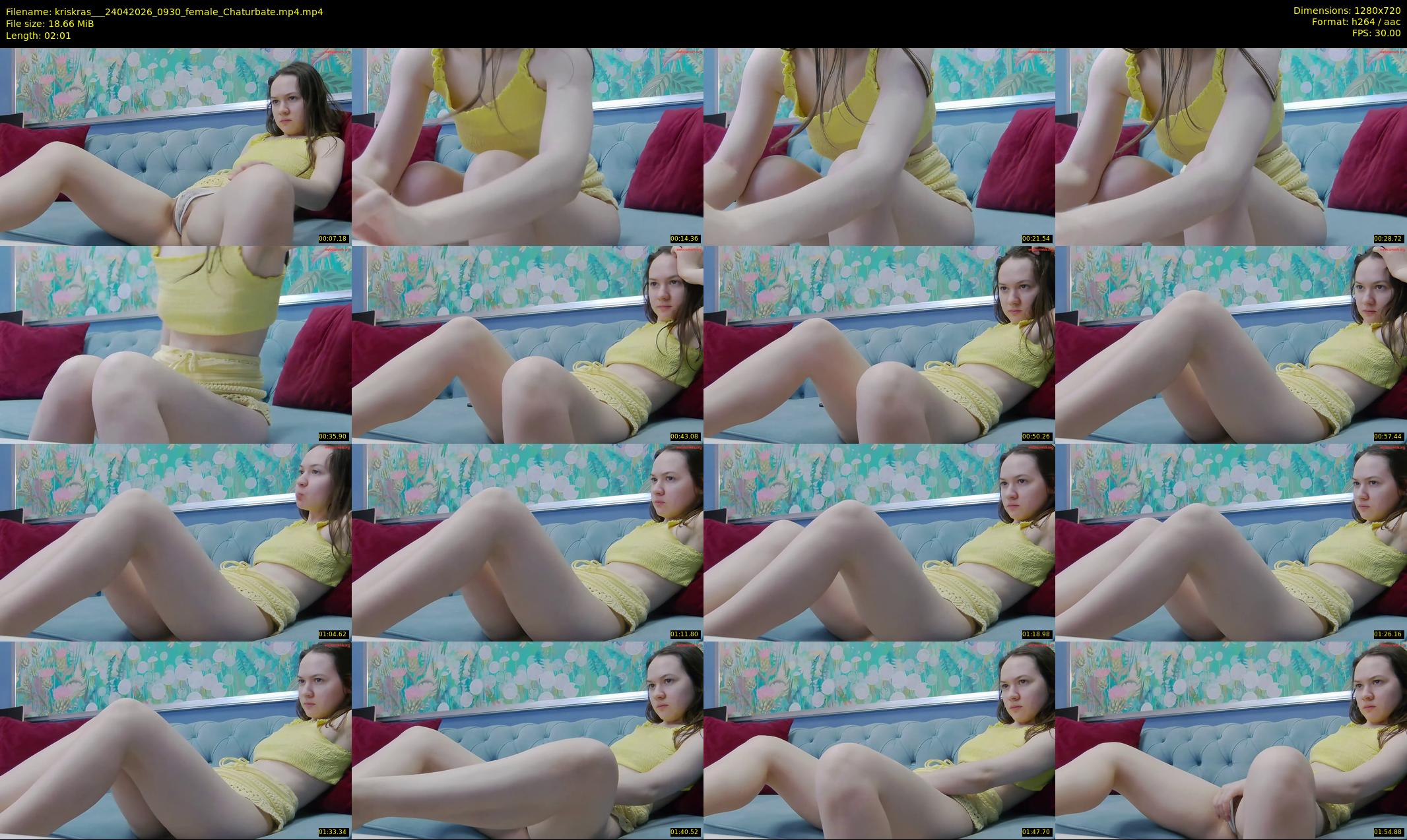 kriskras__ — 3 minute Chaturbate female cam show recording, 720p, Apr 24, 2026