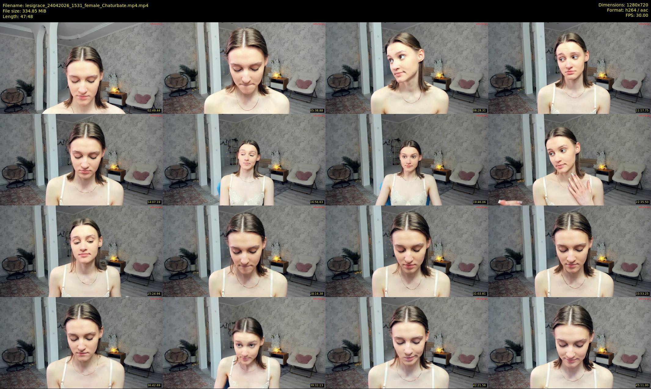 lesigrace — 48 minute Chaturbate female cam show recording, 720p, Apr 24, 2026