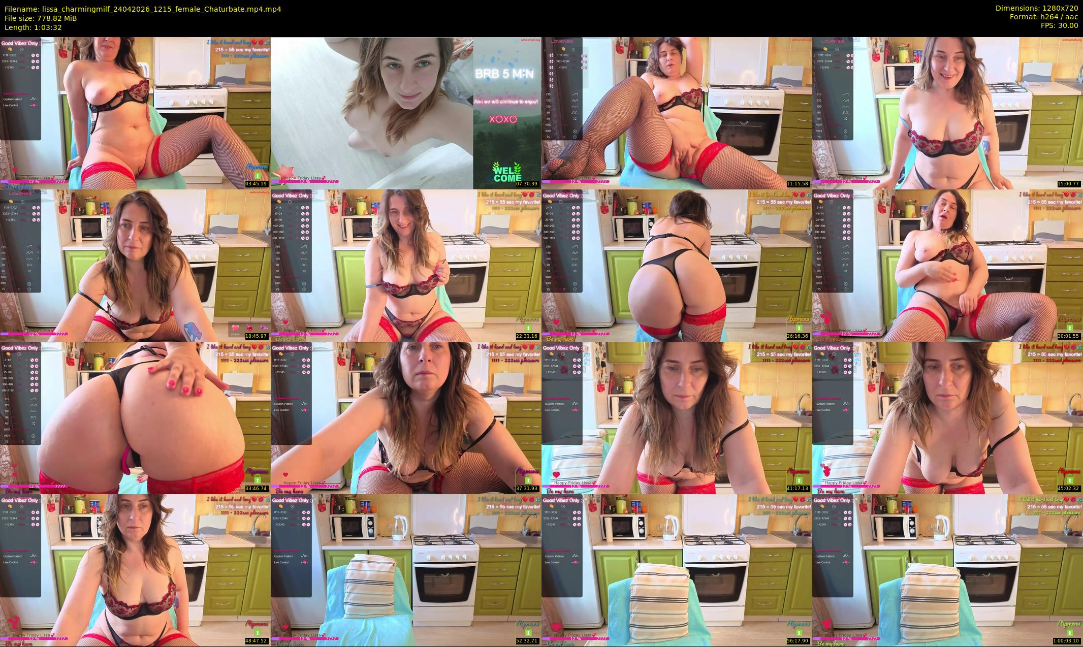lissa_charmingmilf — 64 minute Chaturbate female cam show recording, 720p, Apr 24, 2026