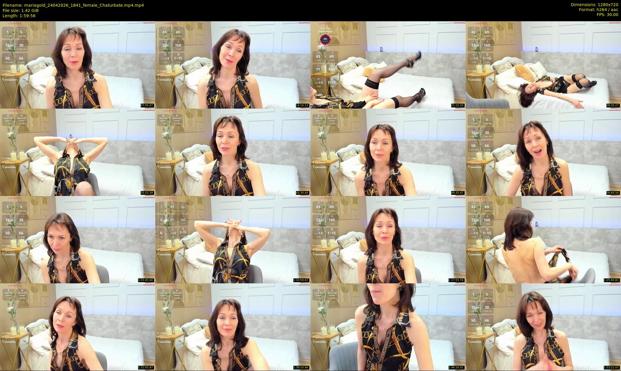 mariagold — 120 minute Chaturbate female cam show recording, 720p, Apr 24, 2026
