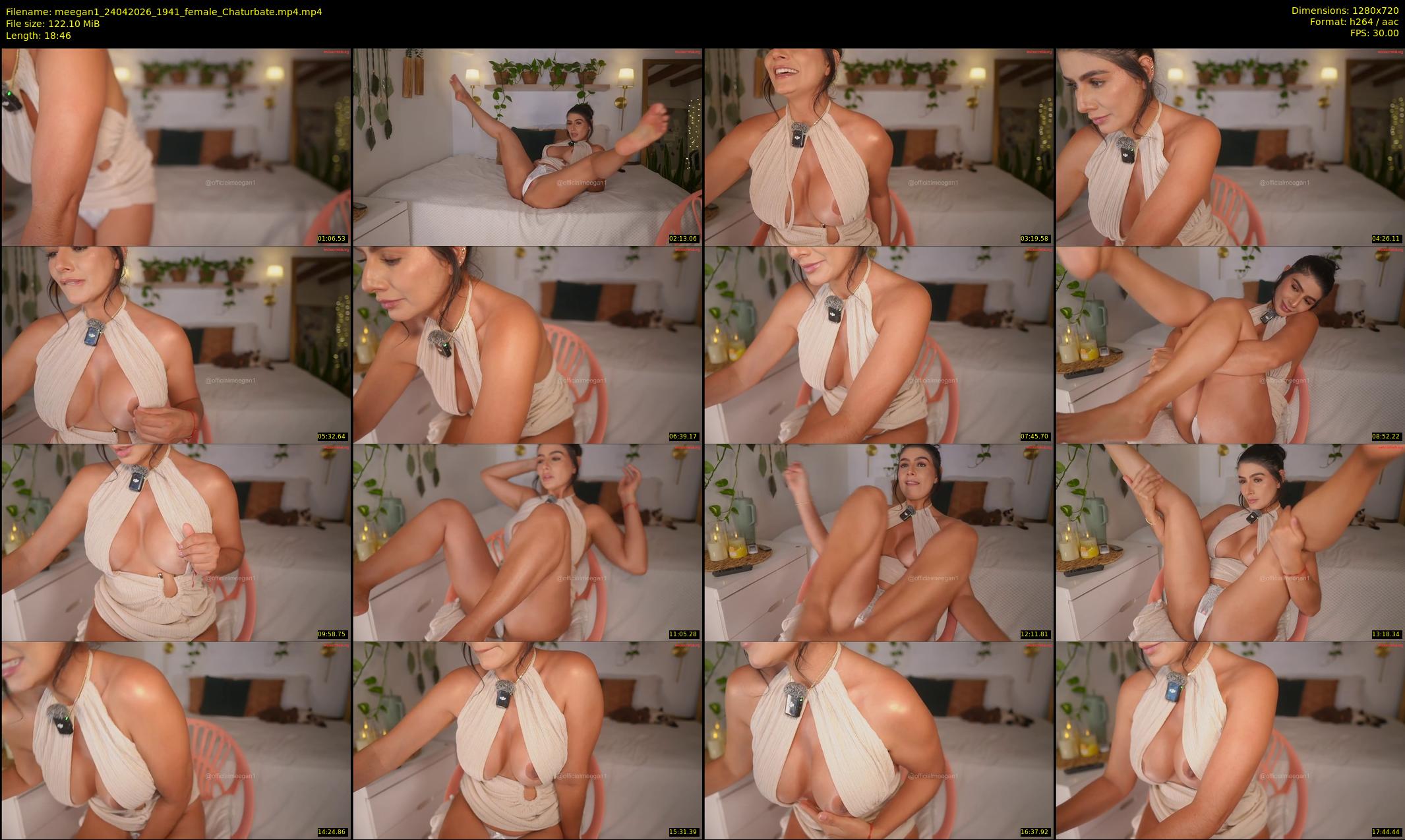 meegan1 — 19 minute Chaturbate female cam show recording, 720p, Apr 24, 2026