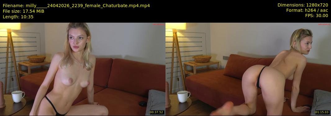 milly____ — 11 minute Chaturbate couple cam show recording, 720p, Apr 24, 2026