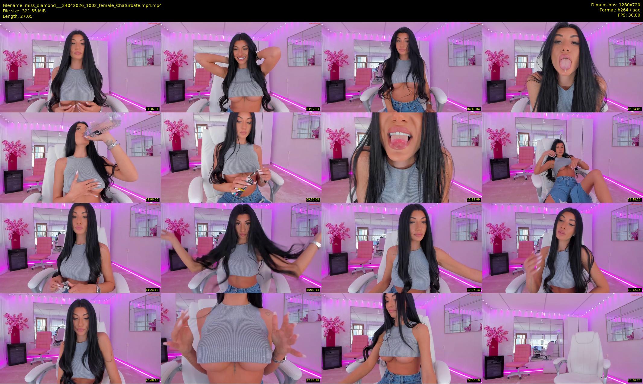 miss_diamond__ — 28 minute Chaturbate female cam show recording, 720p, Apr 24, 2026