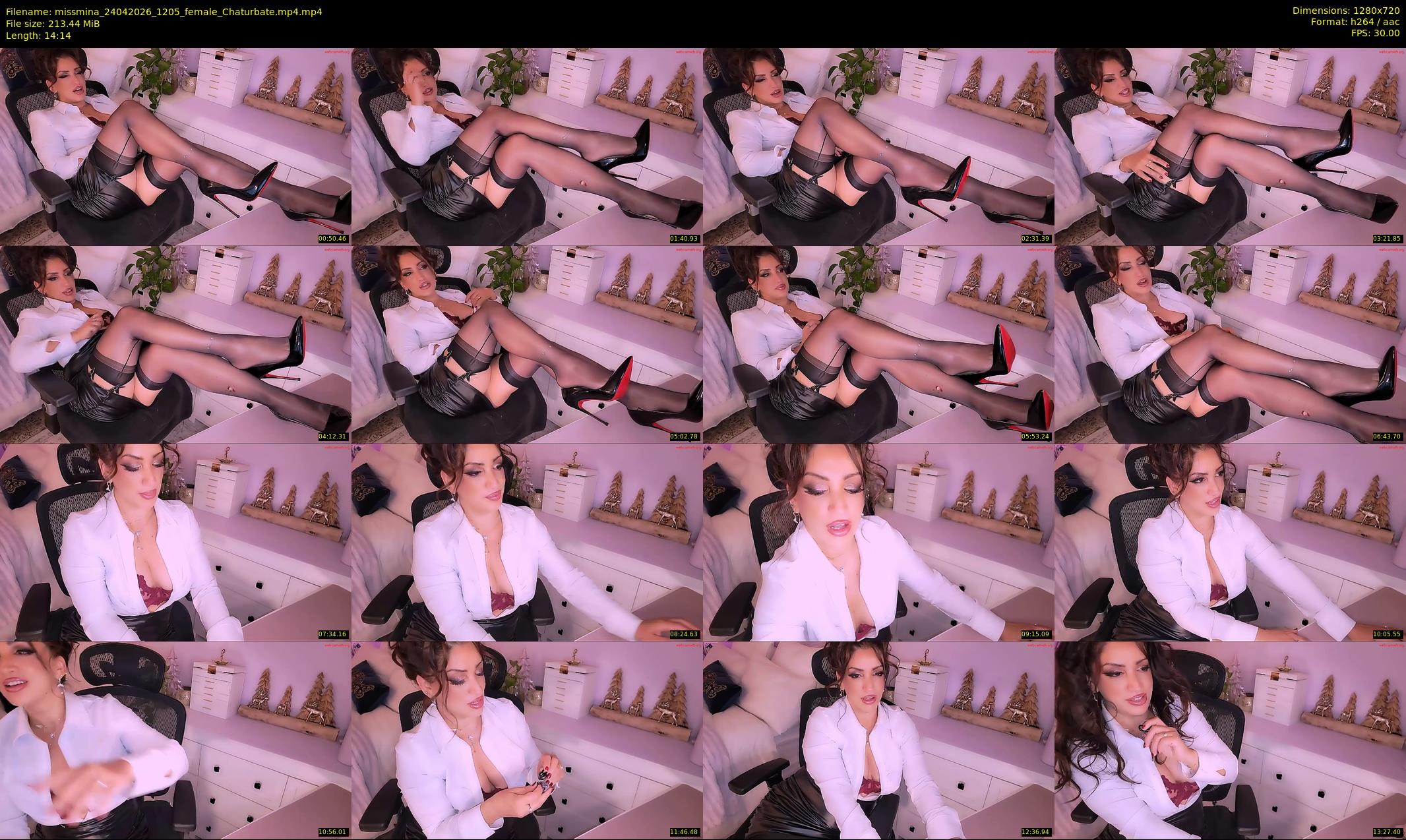 missmina — 15 minute Chaturbate female cam show recording, 720p, Apr 24, 2026