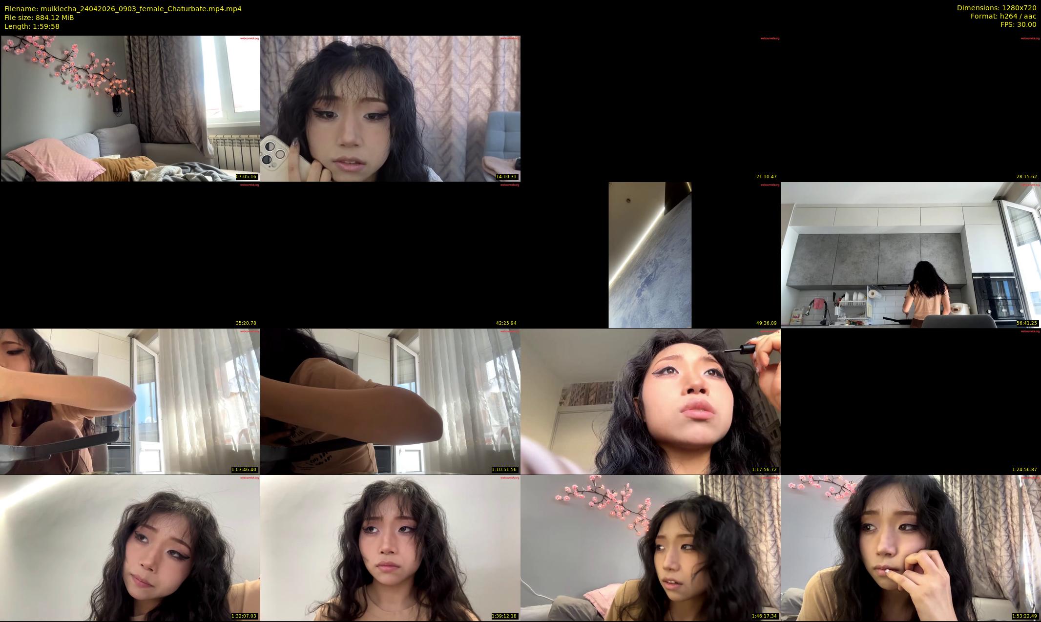 muiklecha — 120 minute Chaturbate female cam show recording, 720p, Apr 24, 2026