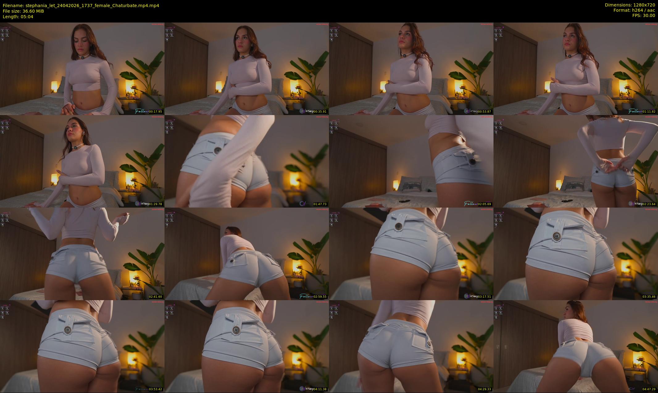 stephania_let — 6 minute Chaturbate female cam show recording, 720p, Apr 24, 2026