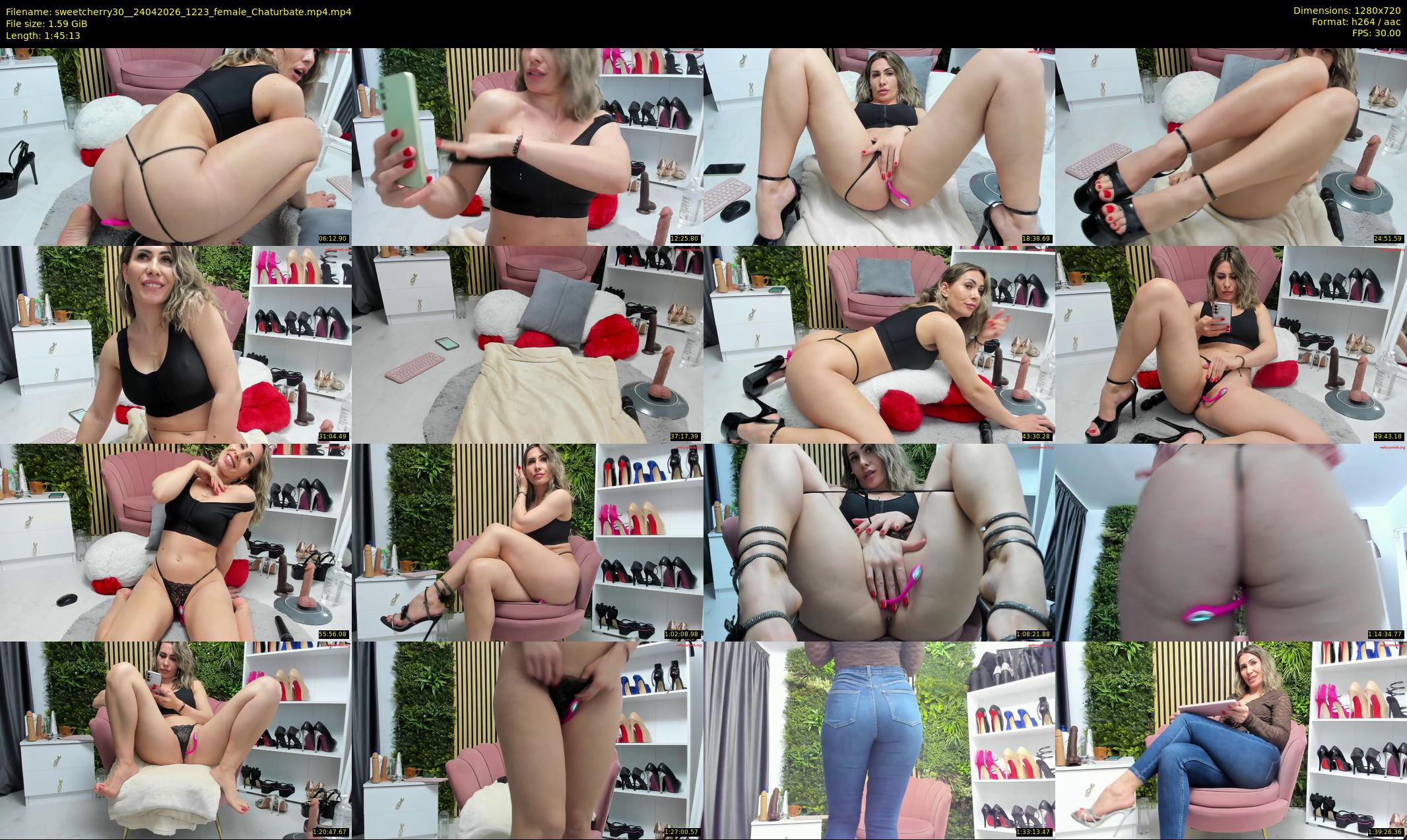 sweetcherry30_ — 106 minute Chaturbate female cam show recording, 720p, Apr 24, 2026