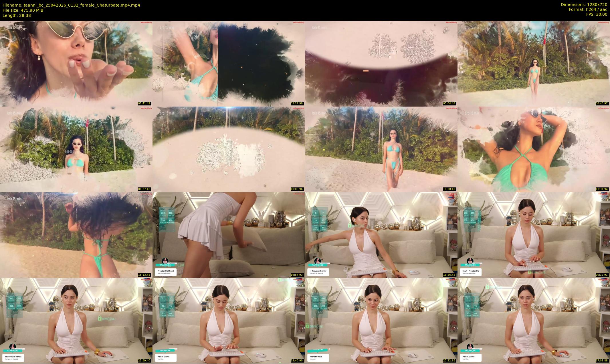 taanni_bc — 29 minute Chaturbate female cam show recording, 720p, Apr 25, 2026