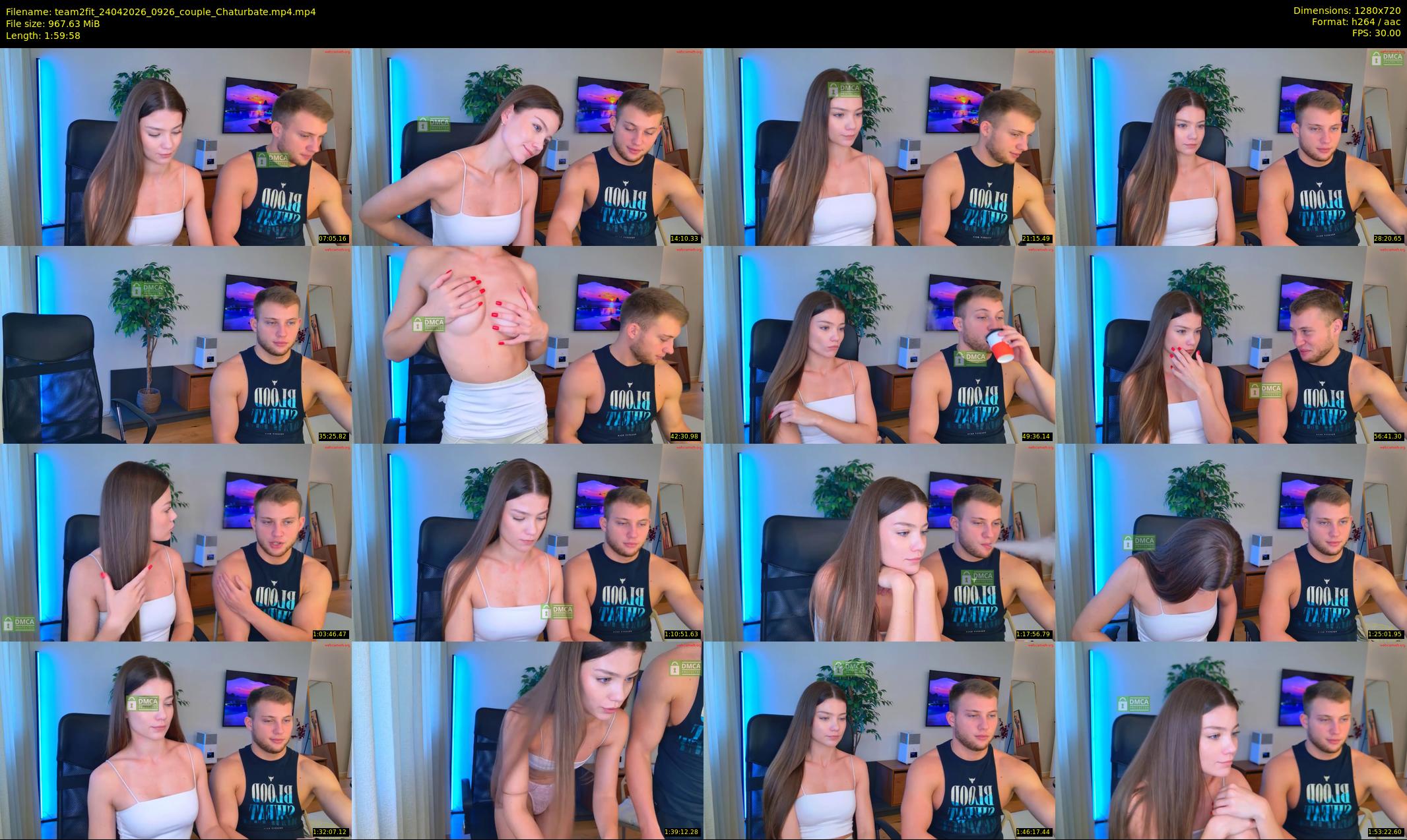 team2fit — 120 minute Chaturbate couple cam show recording, 720p, Apr 24, 2026
