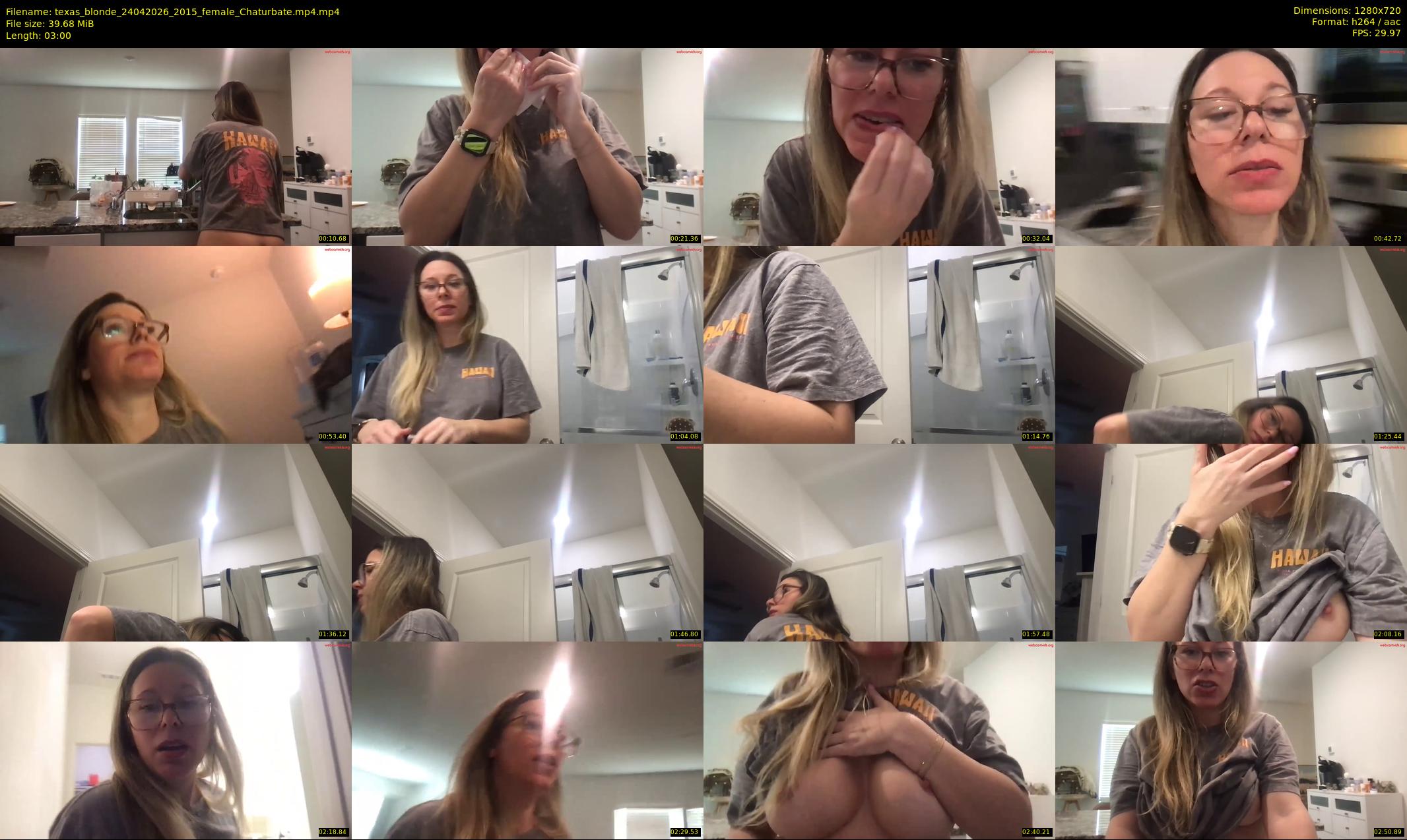 texas_blonde — 3 minute Chaturbate female cam show recording, 720p, Apr 24, 2026